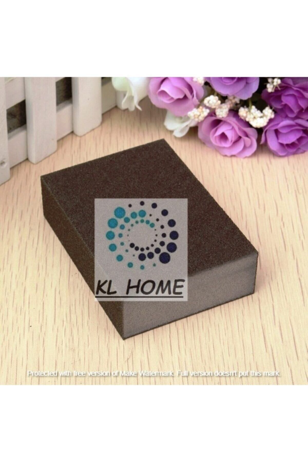 KL HOME-الجيل الجديد للتنظيف - إسفنجة سنفرة إسفنجية للمعادن الفولاذية والأشياء الخشبية 80 رمل 7