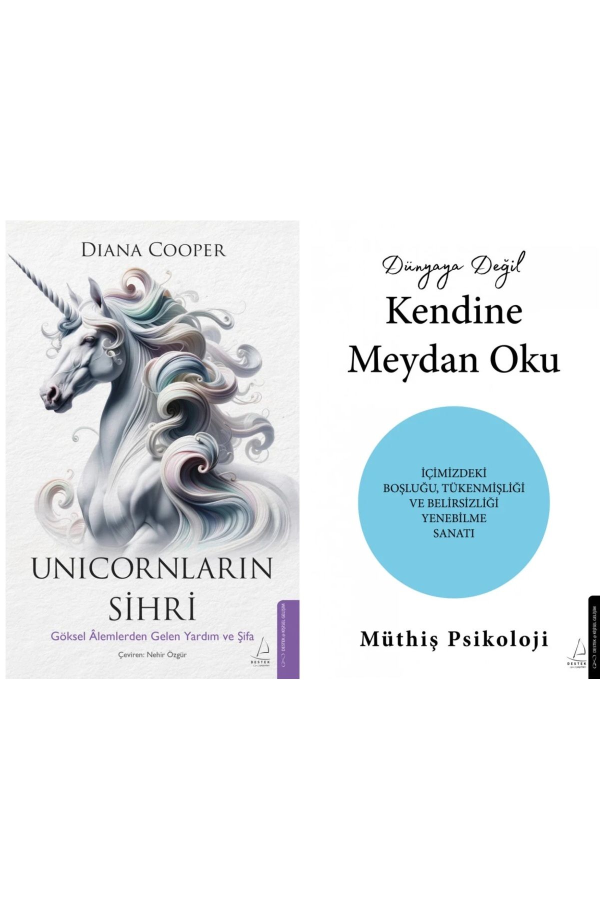 Destek Yayınları Unicornların Sihri - Dünyaya Değil Kendine Meydan Oku 2 Kitap Set