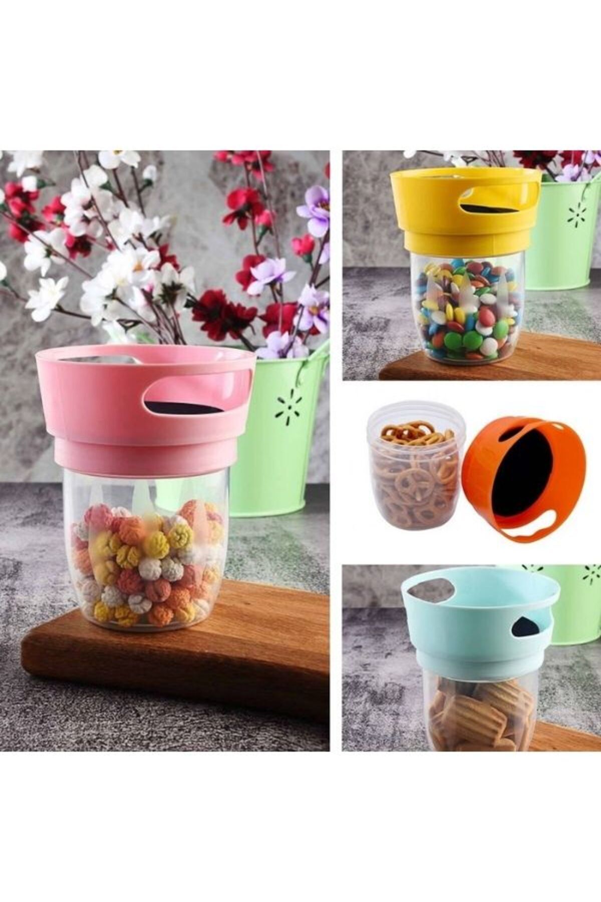 KdrElektronik Dökülmeyen Tabak Bebek Mama Tabağı Atıştırmalık Kabı fotoğrafı 2 (önizleme)