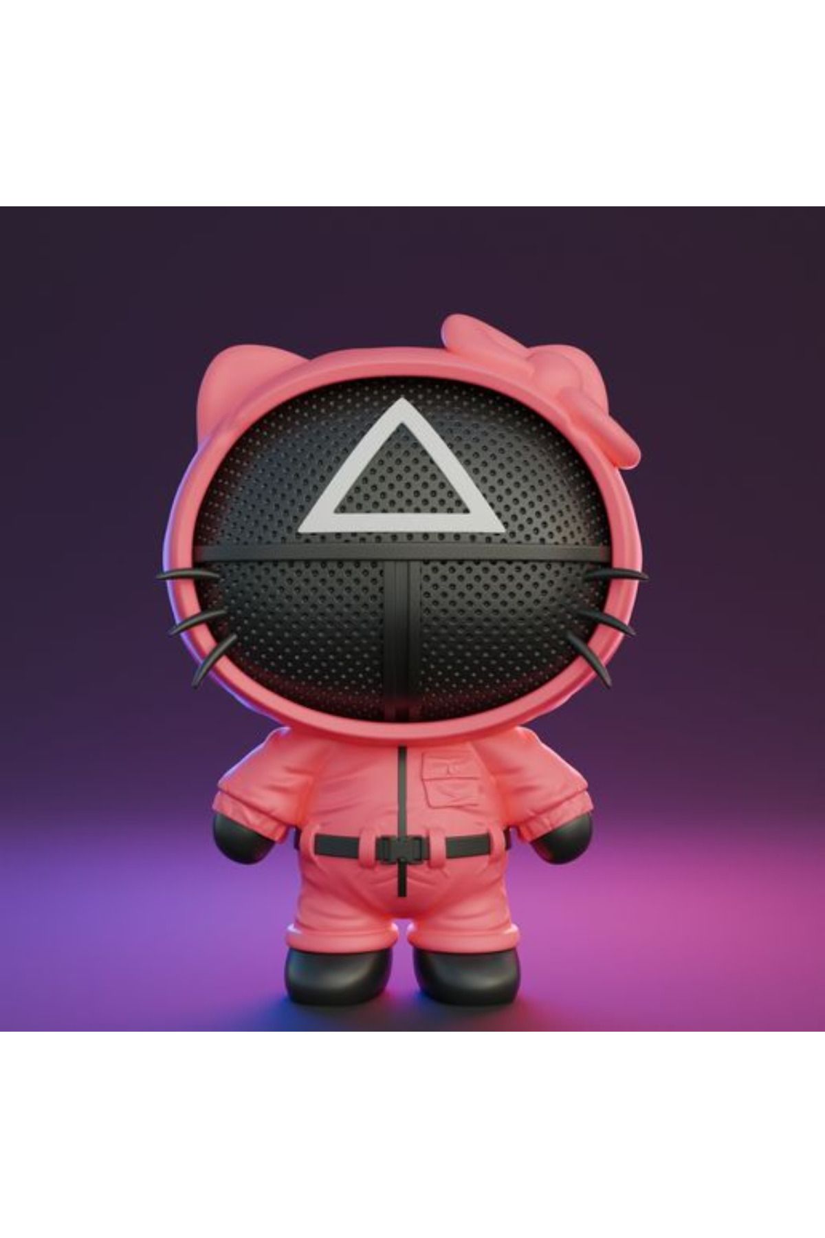Goplast Premium-Squid Game Hello Kitty Guard Figure 2