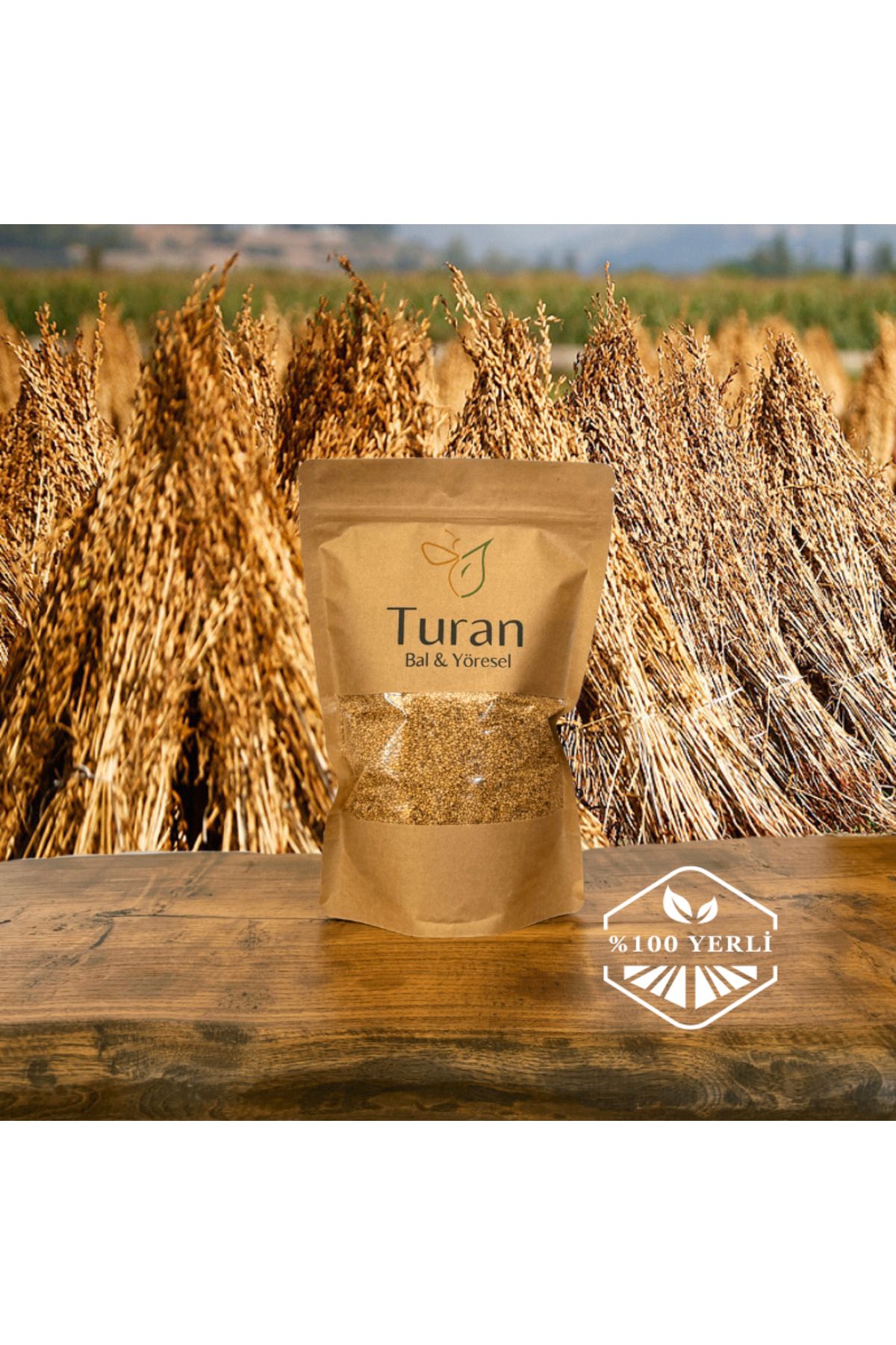 Turan Bal & Yöresel YERLİ ÇİĞ SUSAM 1 kg