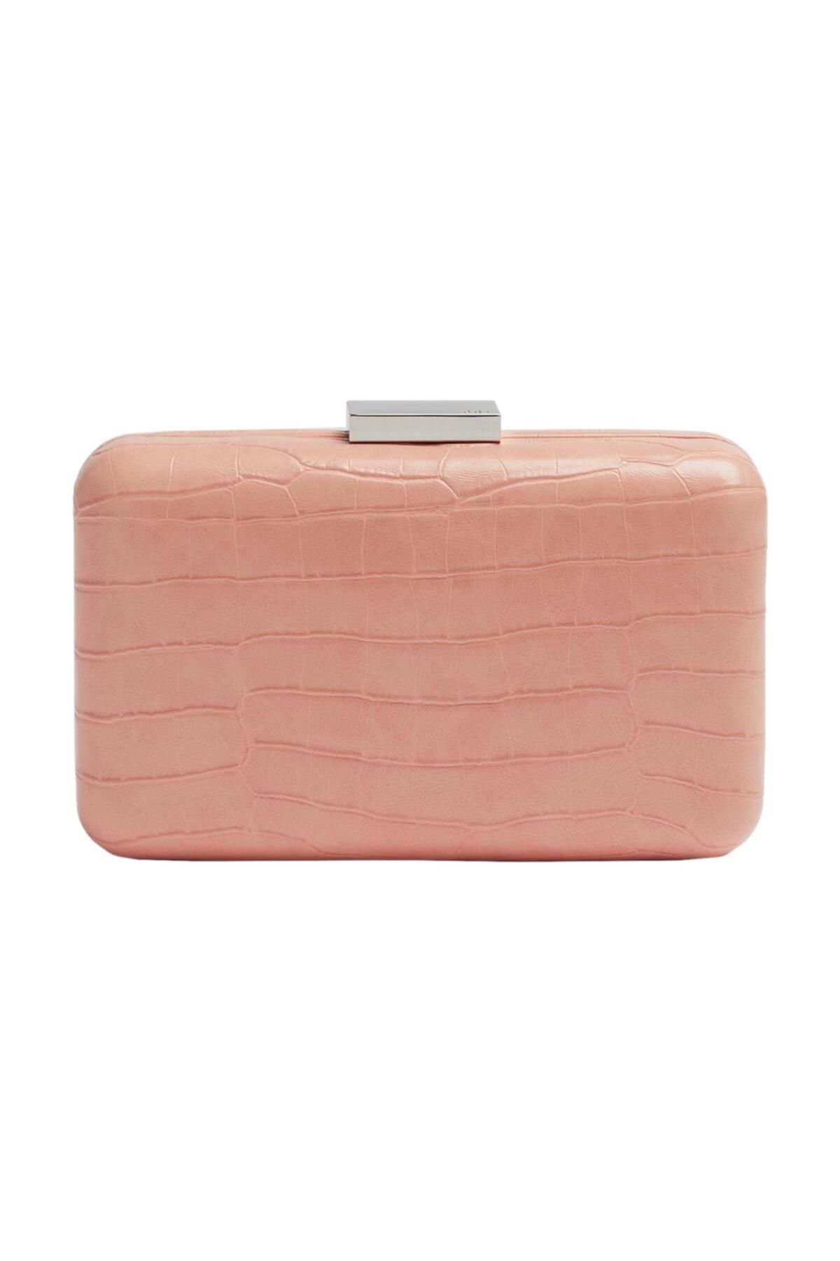 PARFOİS Deri Efektli Party Clutch Çanta