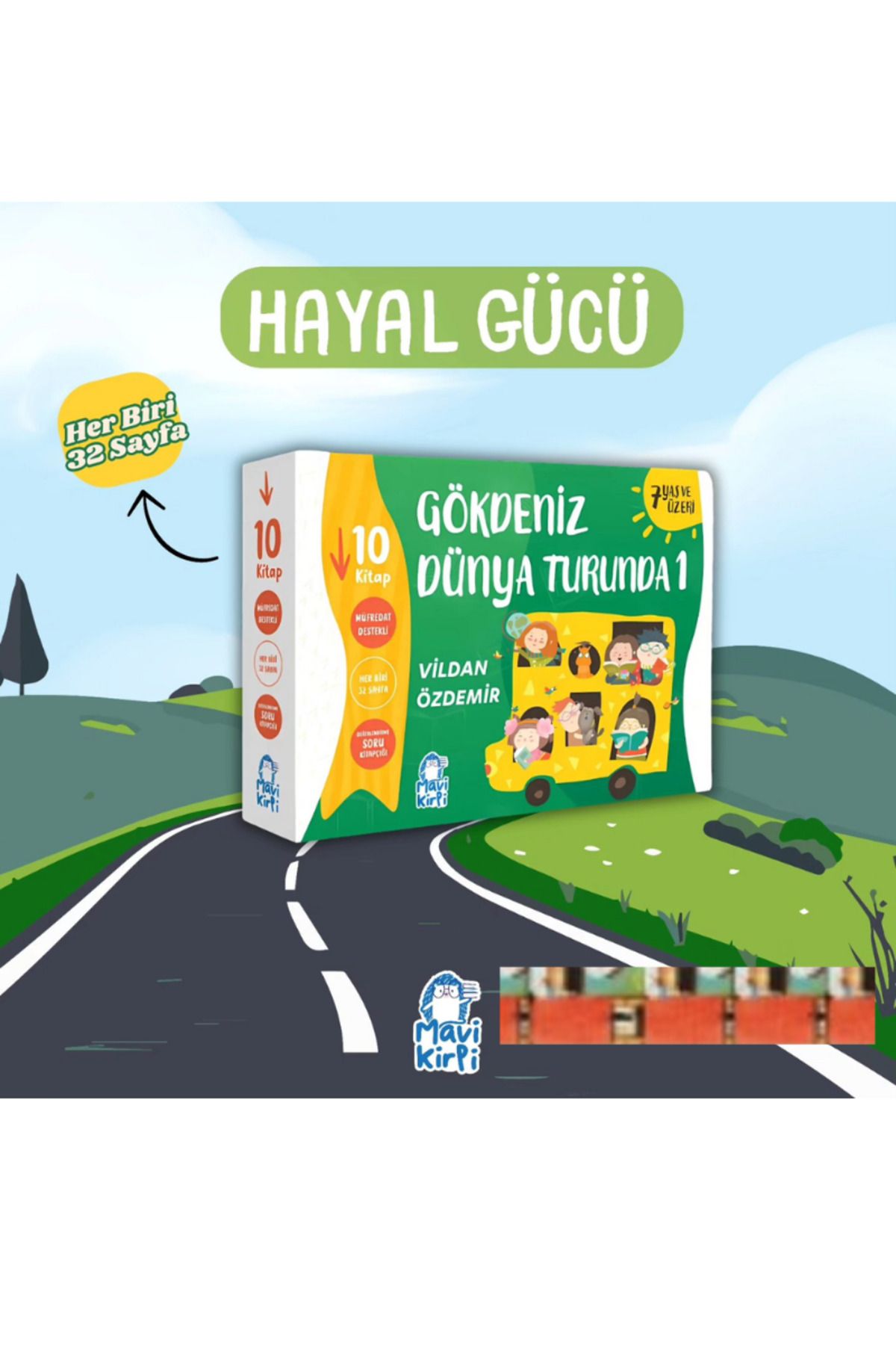 Mavi Kirpi Yayınları 2.sınıf-gökdeniz Dünya Turunda 1 (10 Kitap)