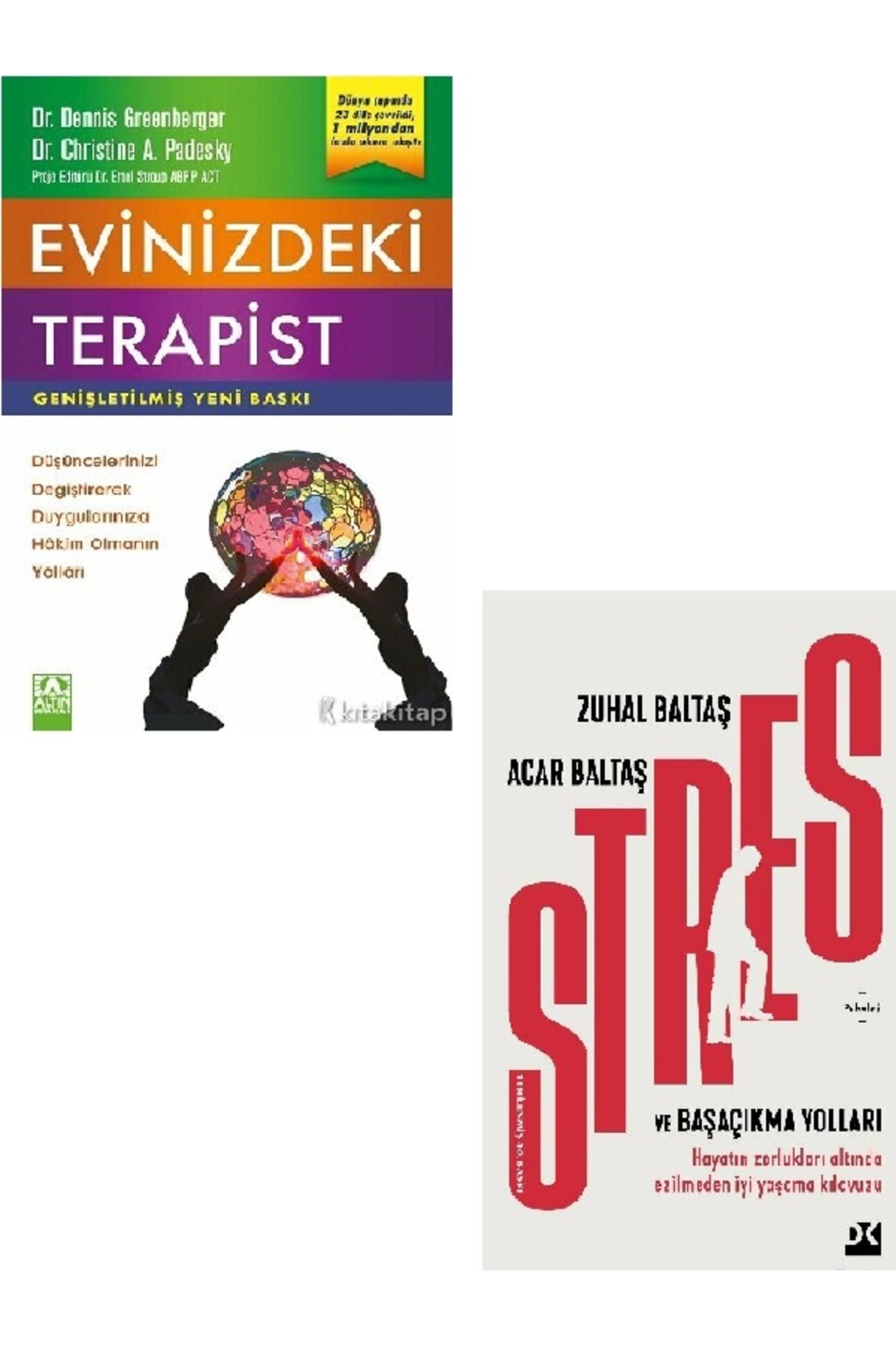 Destek Yayınları Evinizdeki Terapist - Stres ve Başaçıkma Yolları - Zuhal Baltaş Acar Baltaş 2 KİTAP (ÜCRETSİZ KARGO)