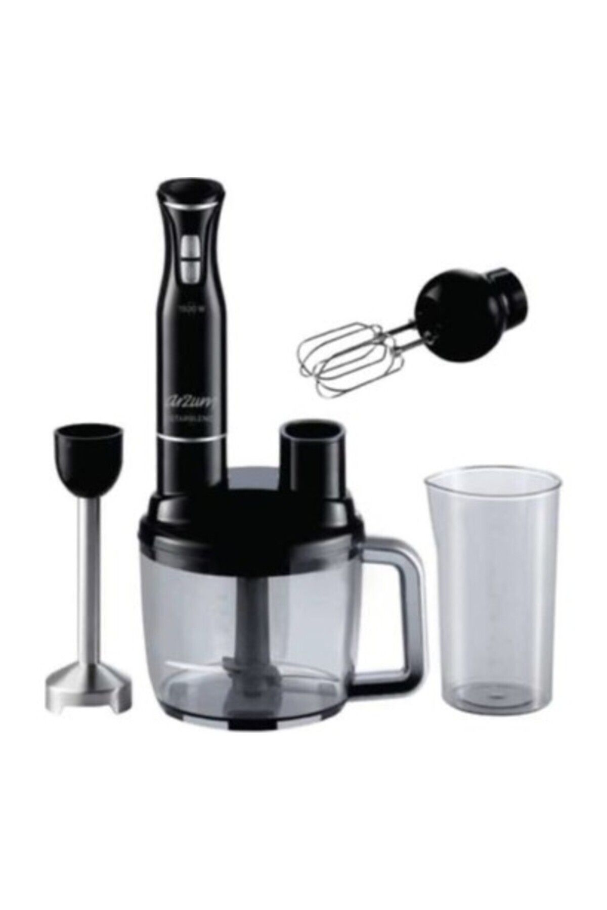 Arzum 0,5 - 1,5 L AR1141 Starblend Multi Blender Seti Metal 2 Kademeli  Siyah