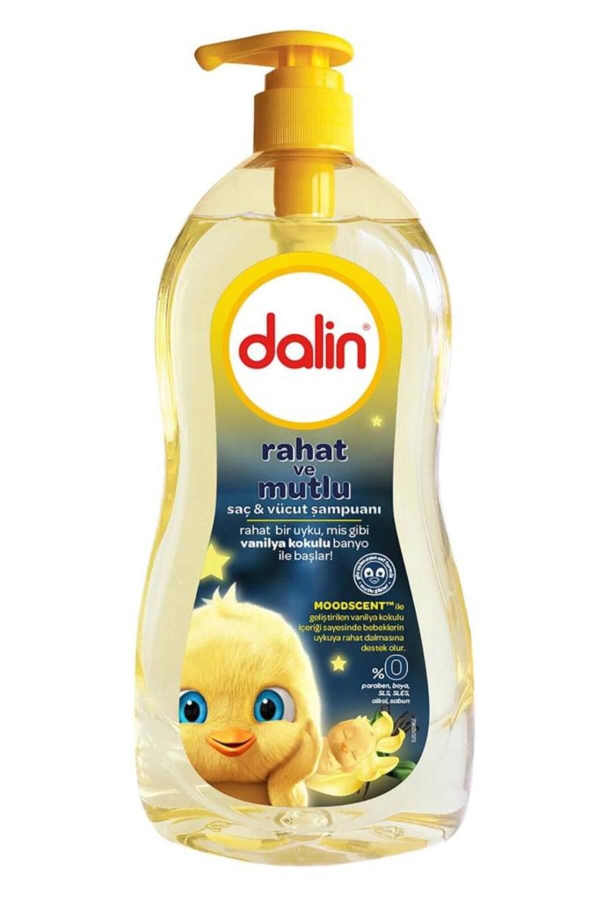 Dalin rahat ve mutlu Vanilya Kokulu Saç & Vücut Şampuanı 700 ml