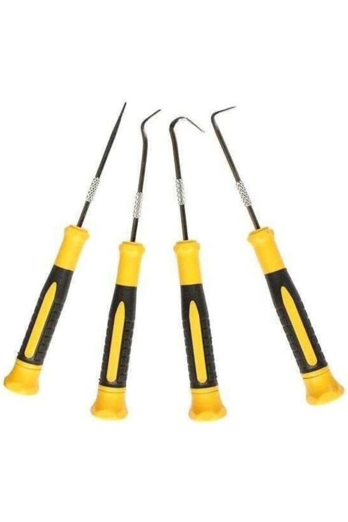 STOREMAX daiviolastore W 2690, Deliçi Biz Iğnesi Ve Kanca Seti, 4 Parça, Siyah, Turuncu, Gri DLStore 99039