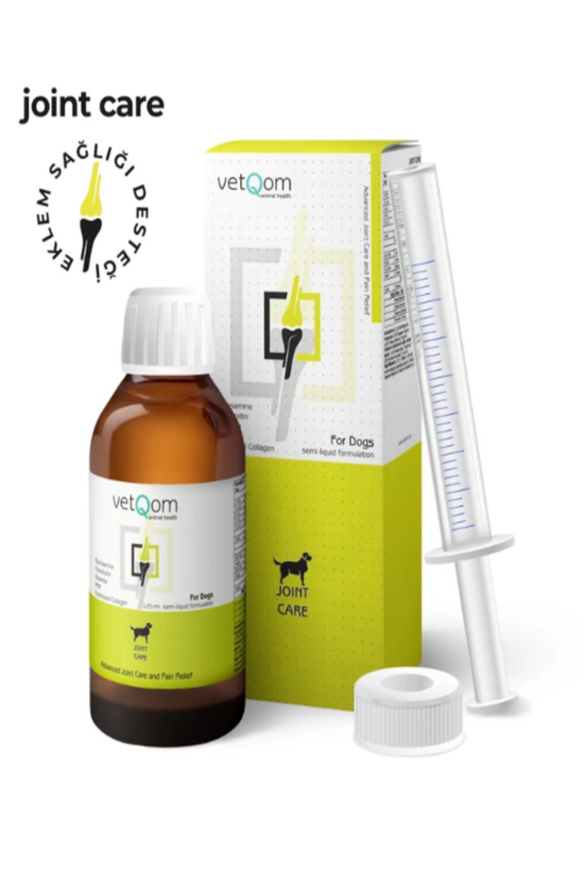 Vetqom Köpek Joint Care – Eklem Sağlığı – Ağrı Yönetimi – 120 ml.