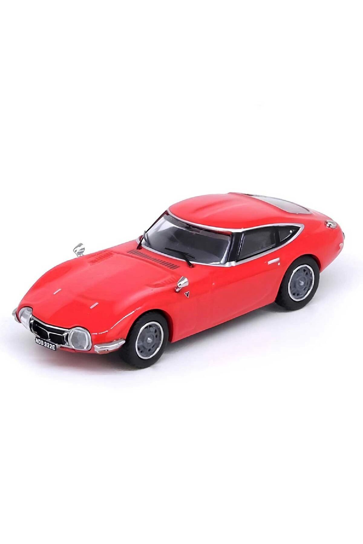 Oyuncakmatik 1:64 Diecast Toyota 2000GT MF10 Solar Red Inno Model Araba