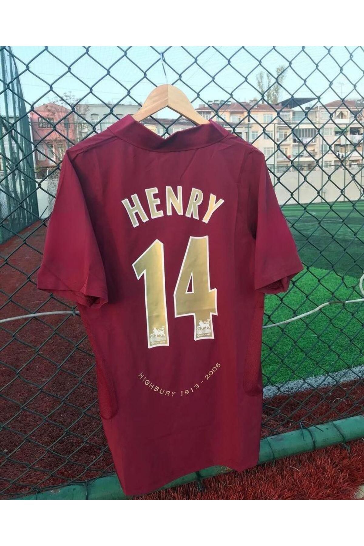 Lion Spor Henry Futbol Forma Nakış Detaylı Arma 14 Arsenal Retro Hava Alabilen Özel Forma Kumaşı