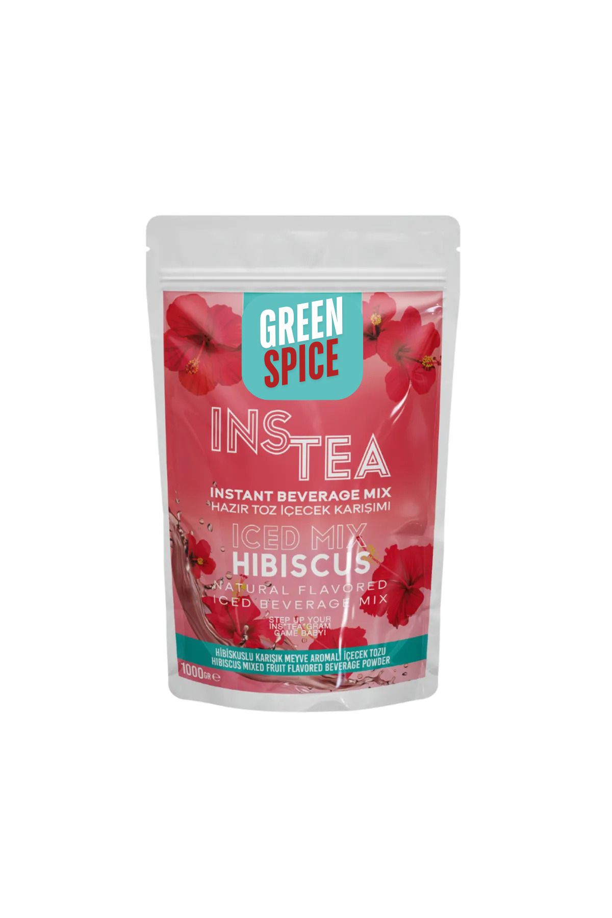 GreenSpice Hibiskus-Nar Karışımlı Toz Soğuk çay (Özel Karışım) 1 KG