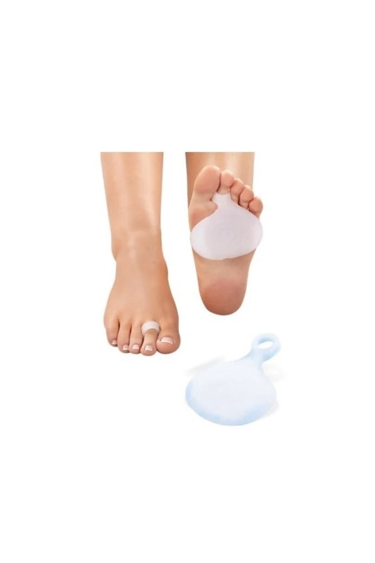 Alzmed-Middle Finger Metatarsal Silicone Pad - Callus Protector, Double Cushion 2