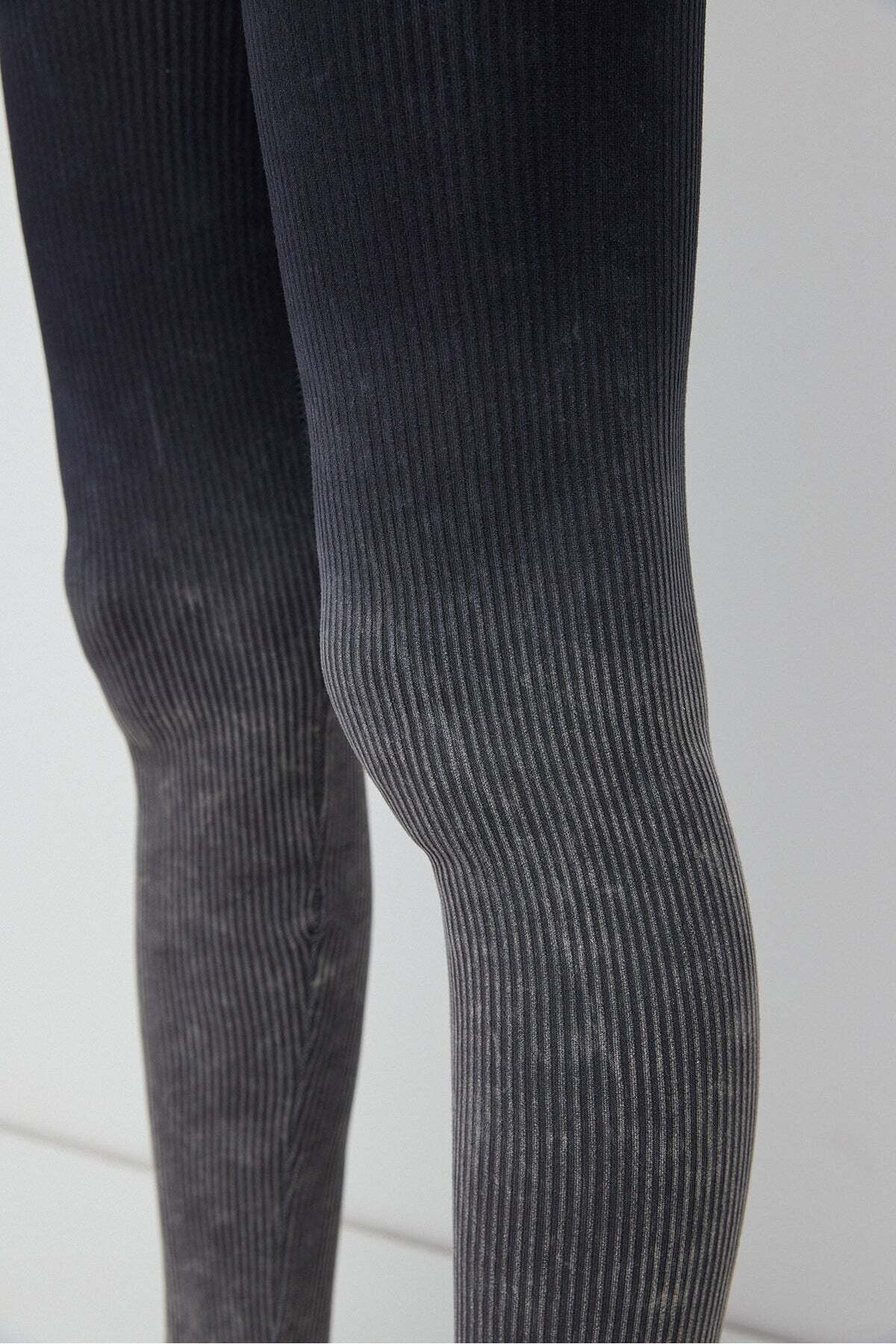 No Matter What-Nahtlose Sport-Leggings mit hoher Taille aus anthrazitfarbenem Flex-Stoff 4