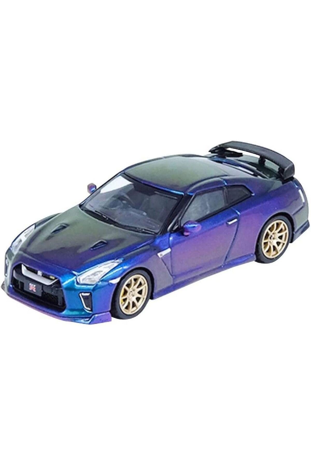 Oyuncakmatik 1:64 Diecast Nissan GT-R T-Spec Midnight Purple Inno Model Araba