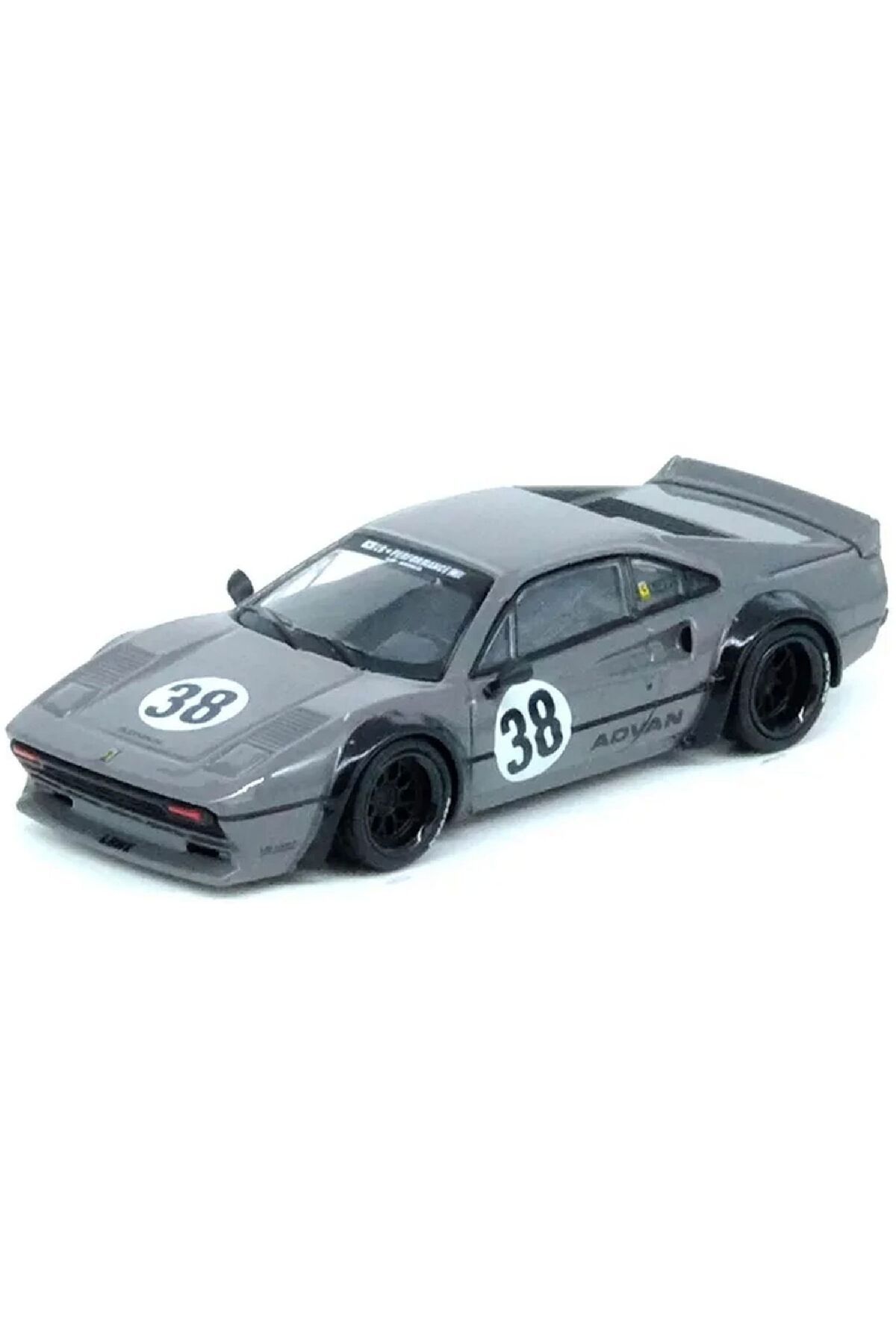 Oyuncakmatik 1:64 Diecast Ferrari LBWK 308 GTB Grey IN64 Grey Inno Model Araba