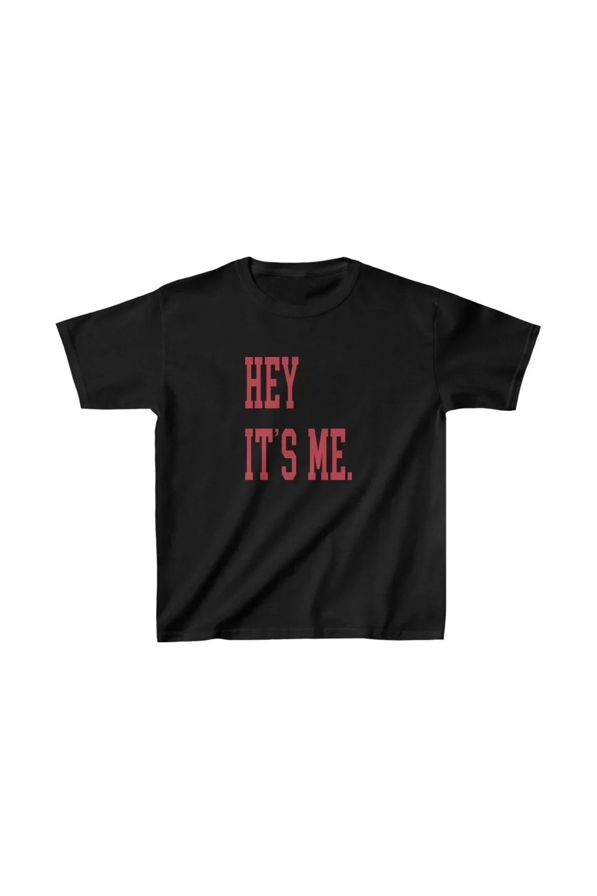 AE Stil Çocuk Unisex Baskılı T-Shirt - Siyah