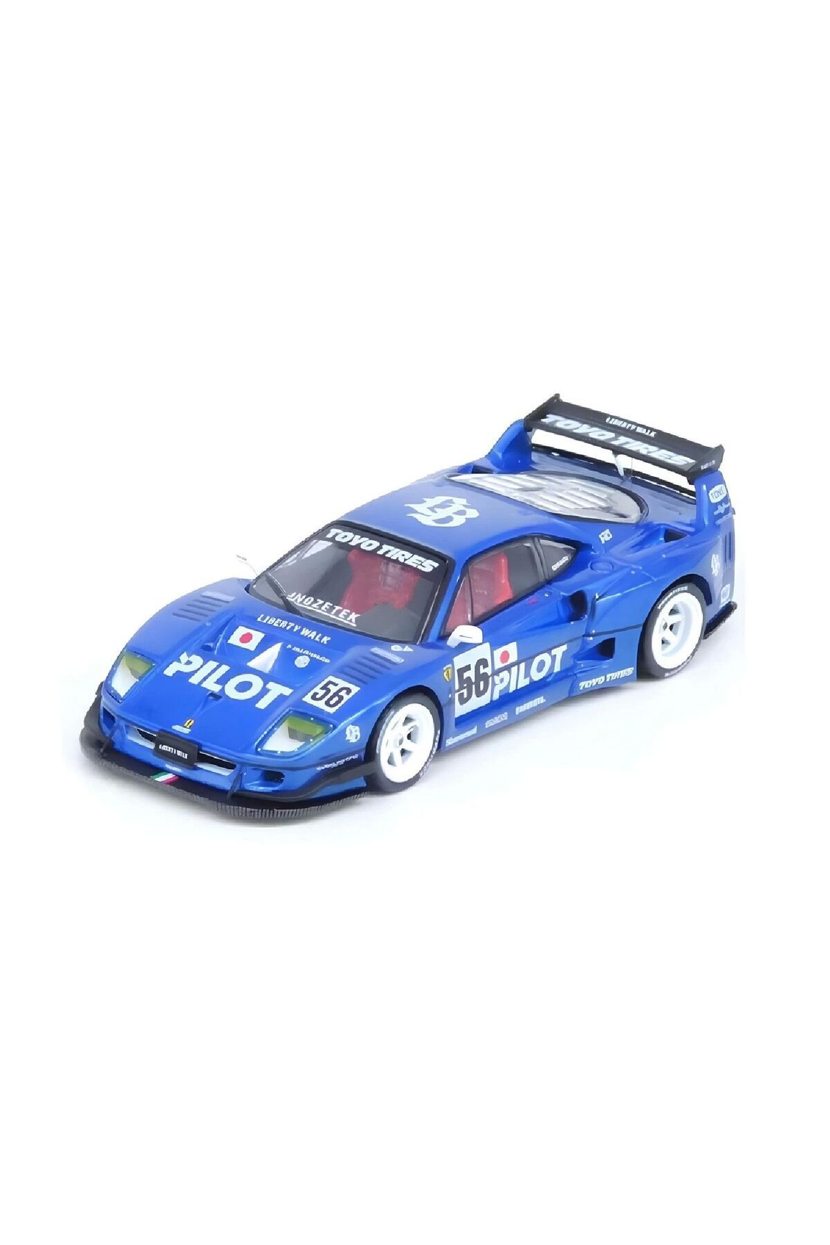 Oyuncakmatik 1:64 Diecast Ferrari LBWK F40 Tokyo Auto Salon 2024 Inno Model Araba