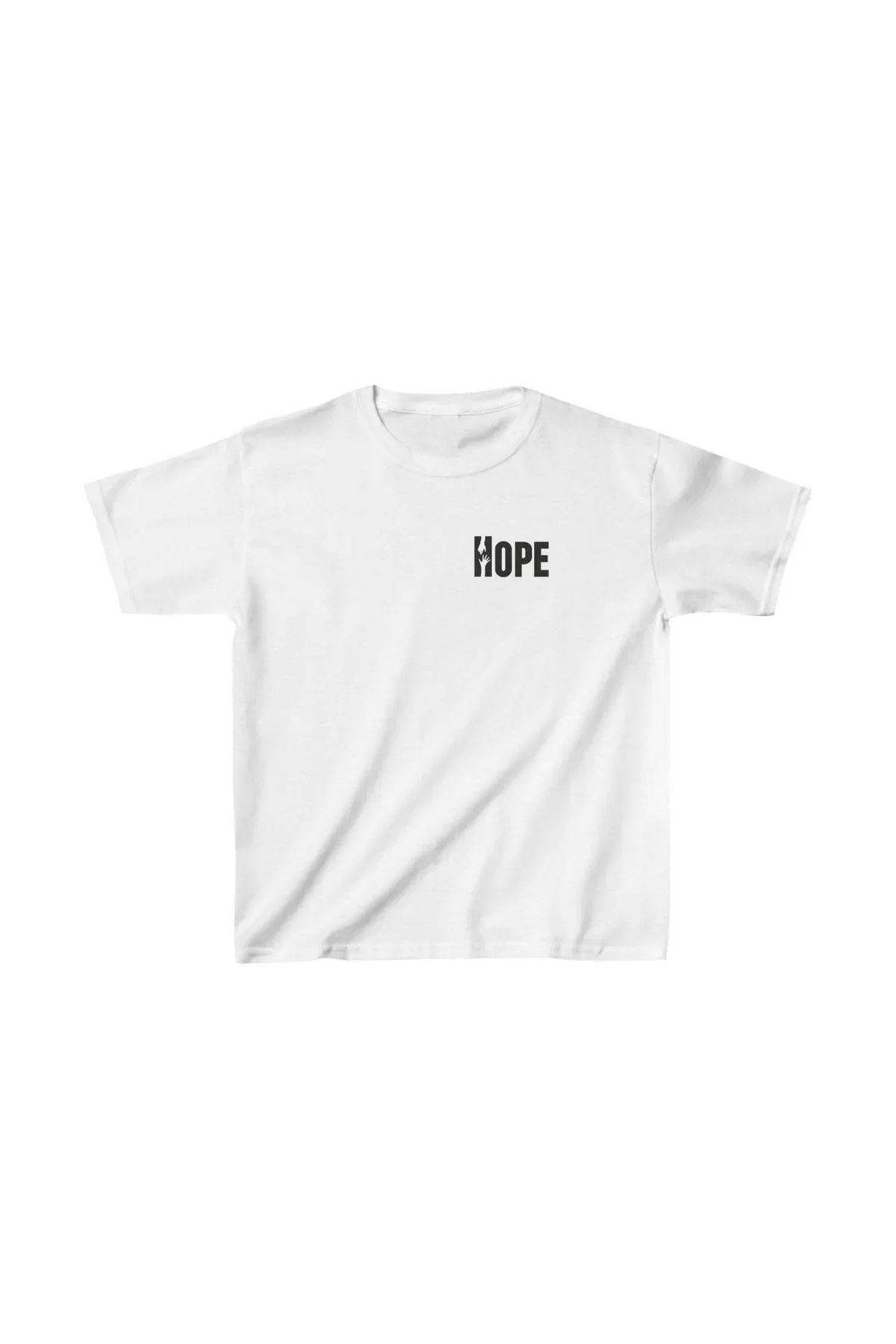 AE Stil Unisex Çocuk Baskılı T-Shirt - Beyaz