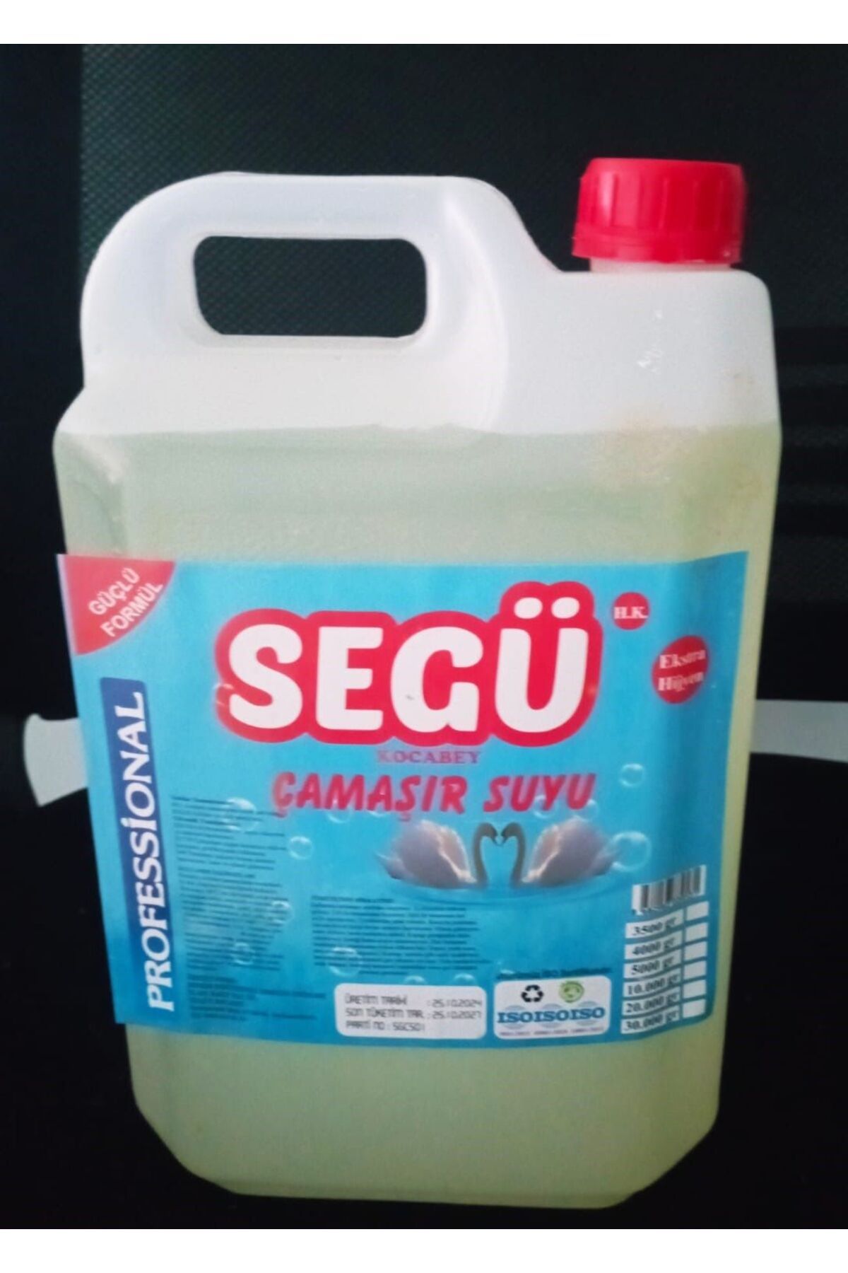 SEGÜ 5 lt/5 kg klasik çamaşırsuyu