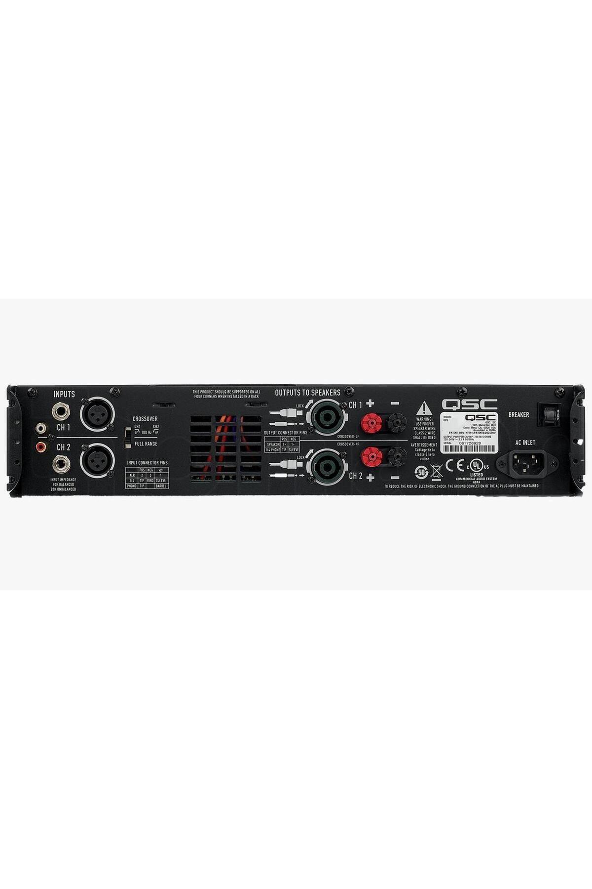QSC GX-3 Power Amfi 2x400watt