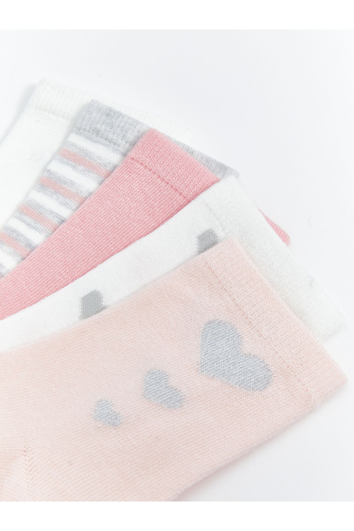 LC Waikiki-Girl's Patterned Socks - Pack of 5 3