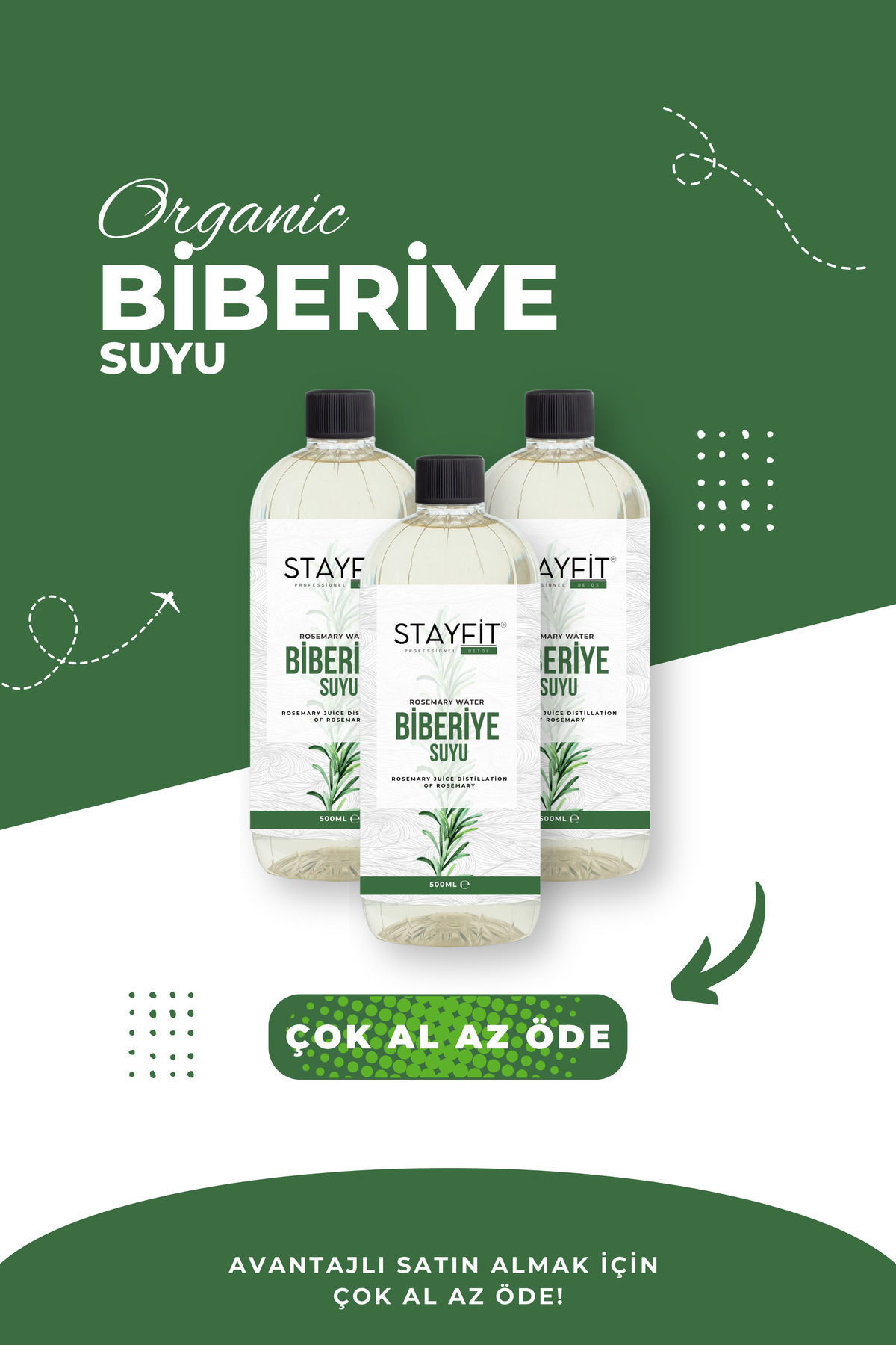 آب رزماری ۵۰۰ میلی‌لیتر — bs1001 — تصویر 3 از 3