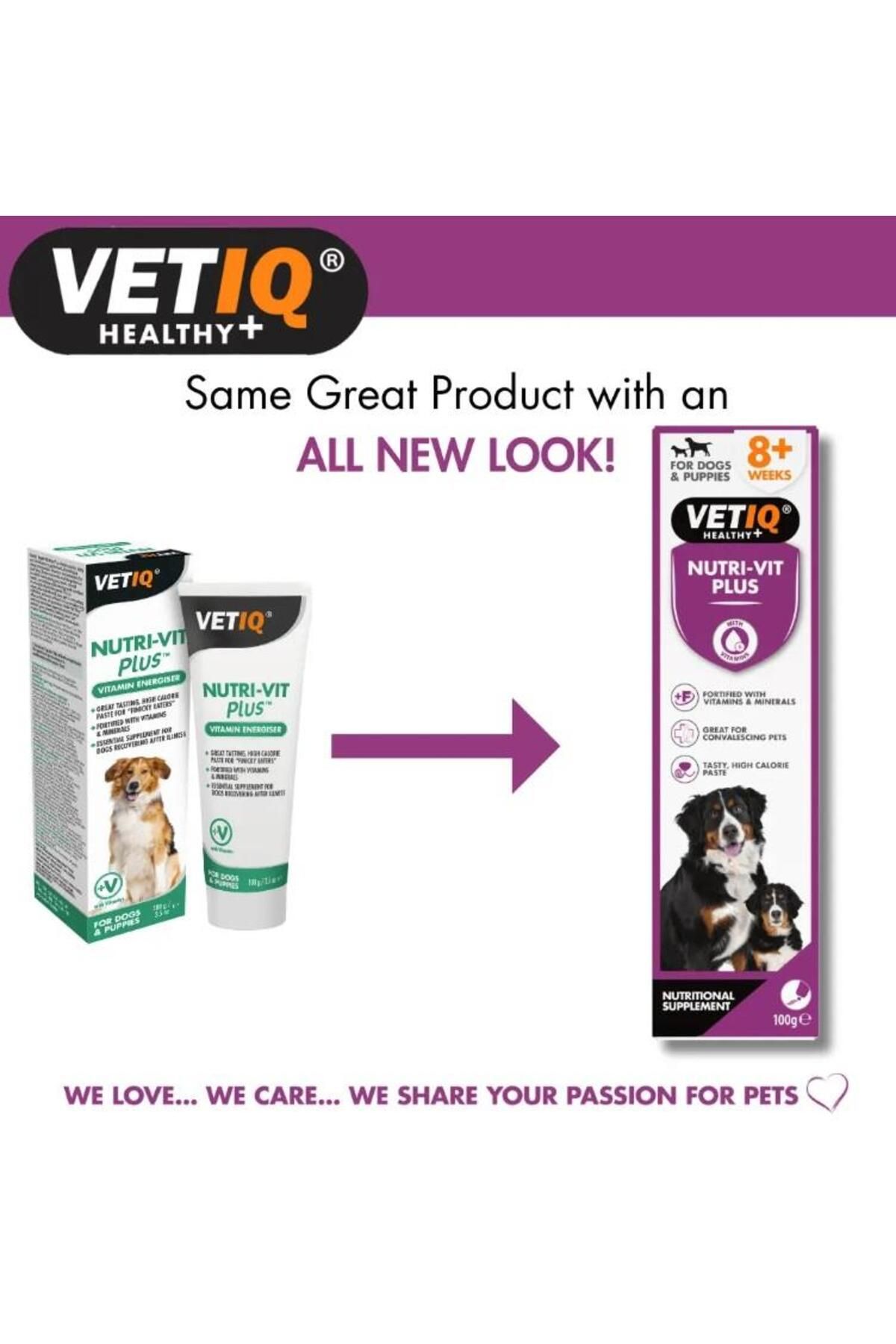 Vetiq Vet IQ Nutri-Vit Plus Yetişkin Ve Yavru Köpekler İçin Vitamin Ve Mineral Takviyesi 100 Gr