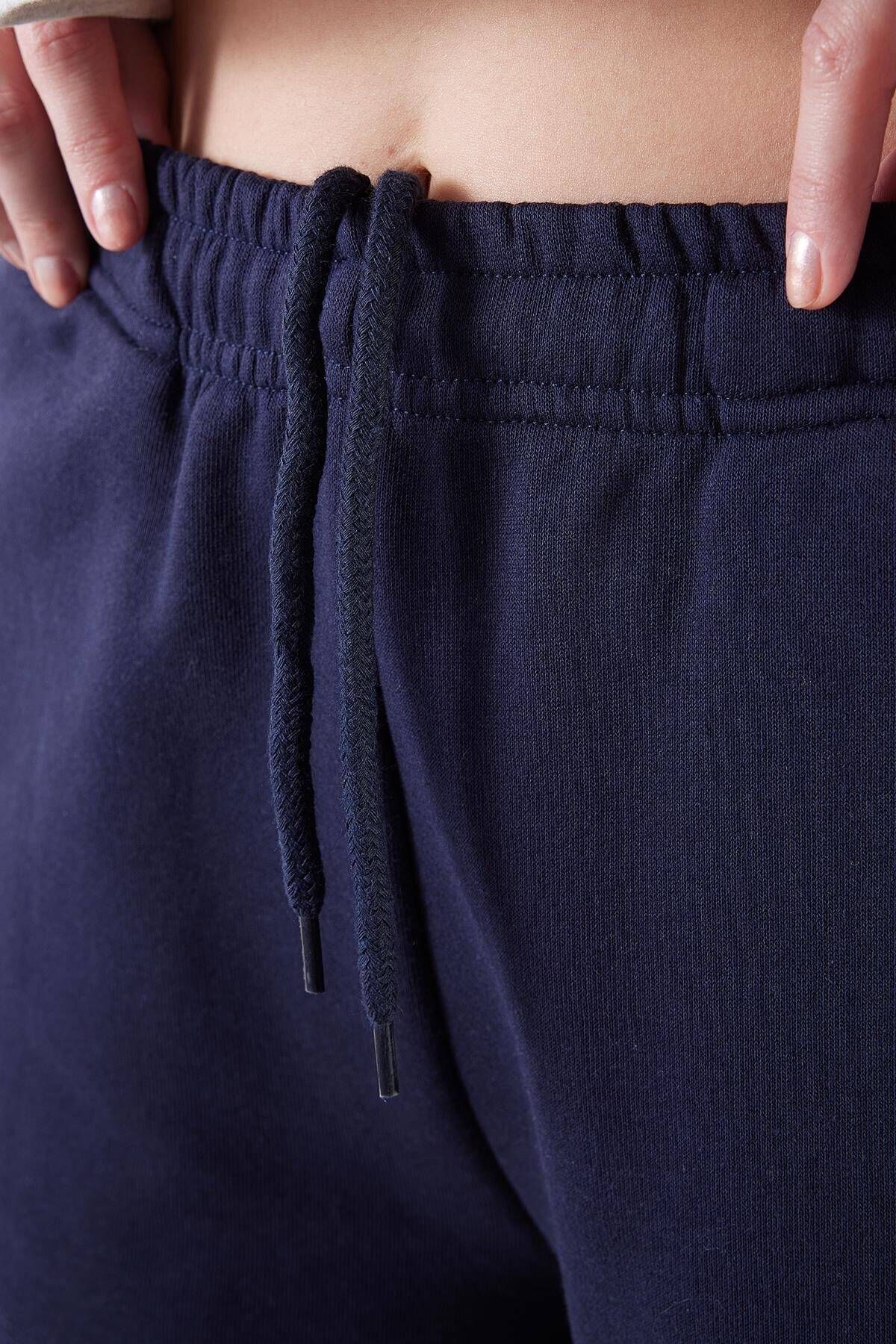 Addax-Pocketed Elastic Waist Shorts SH1010-n12 4