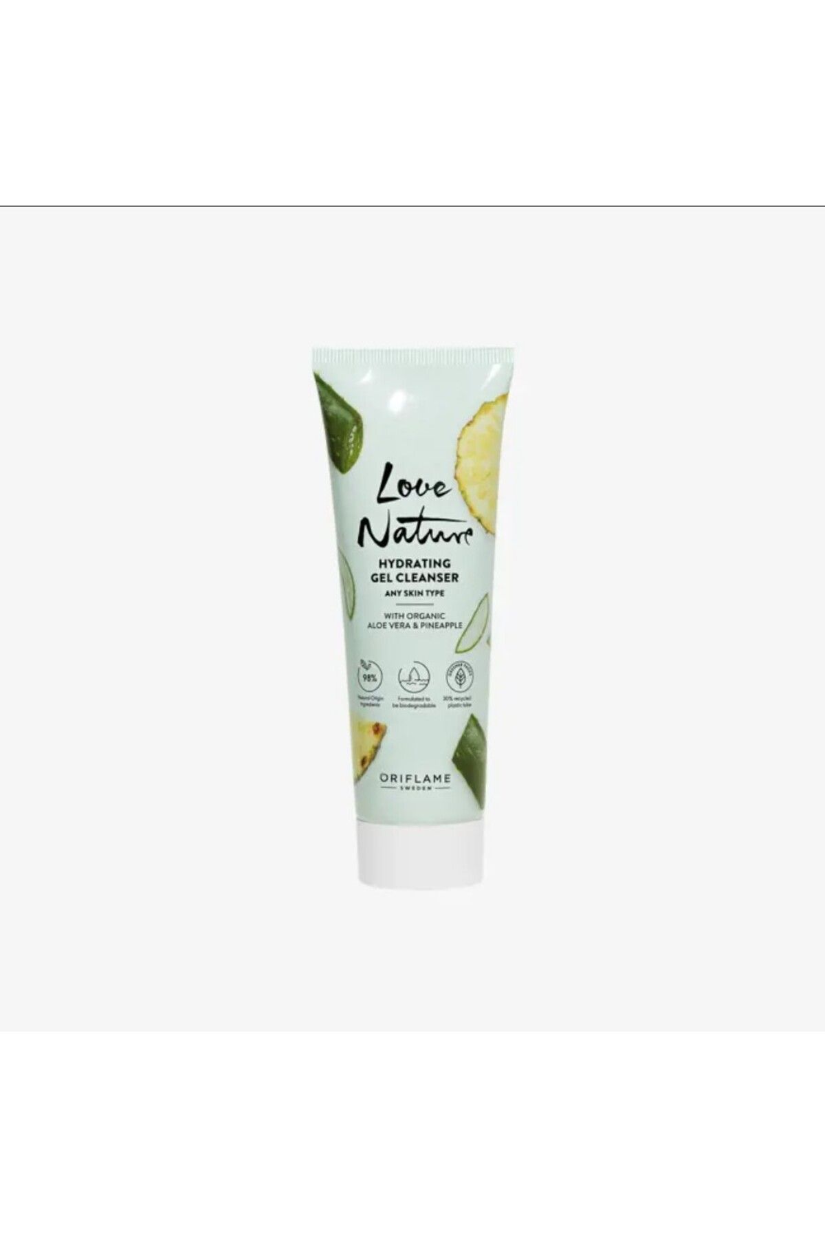 Oriflame Love Nature Organik Aloe Vera ve Ananaslı Nemlendirici Temizleme Jeli