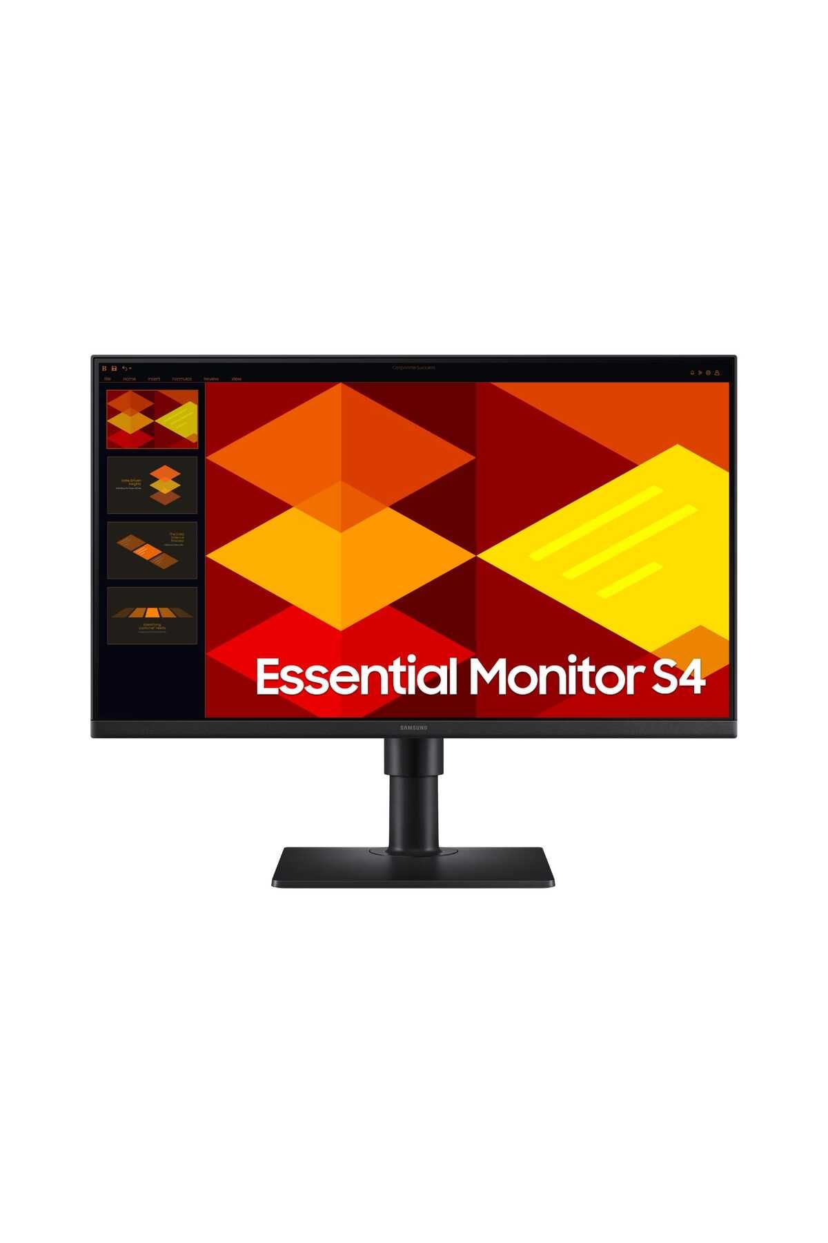 Samsung 24" Essential S4 LS24D400GAUXUF 5 Ms 100 Hz FHD IPS Monitör