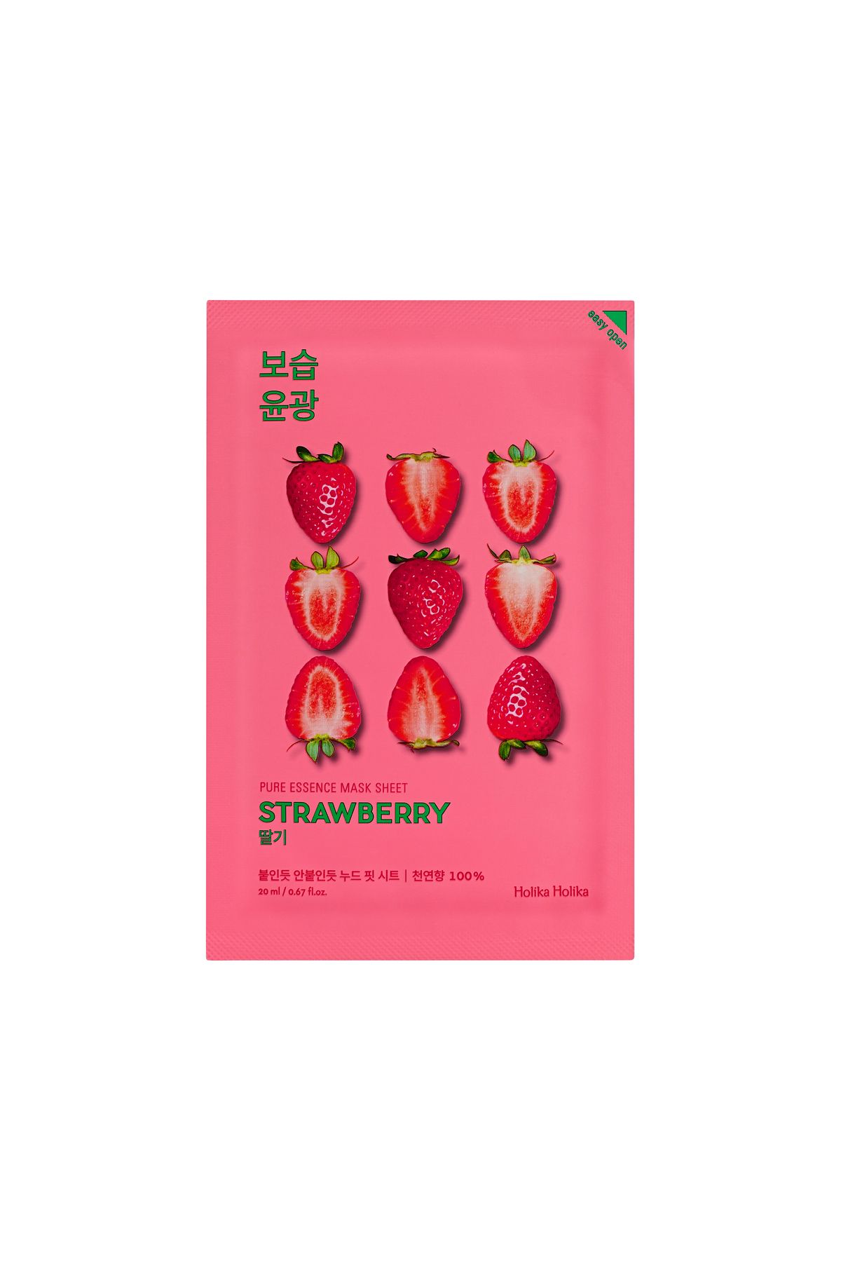 Holika Holika Pure Mask Sheet Strawberry - Çilek İçerikli Yüz Maskesi (1 Adet)