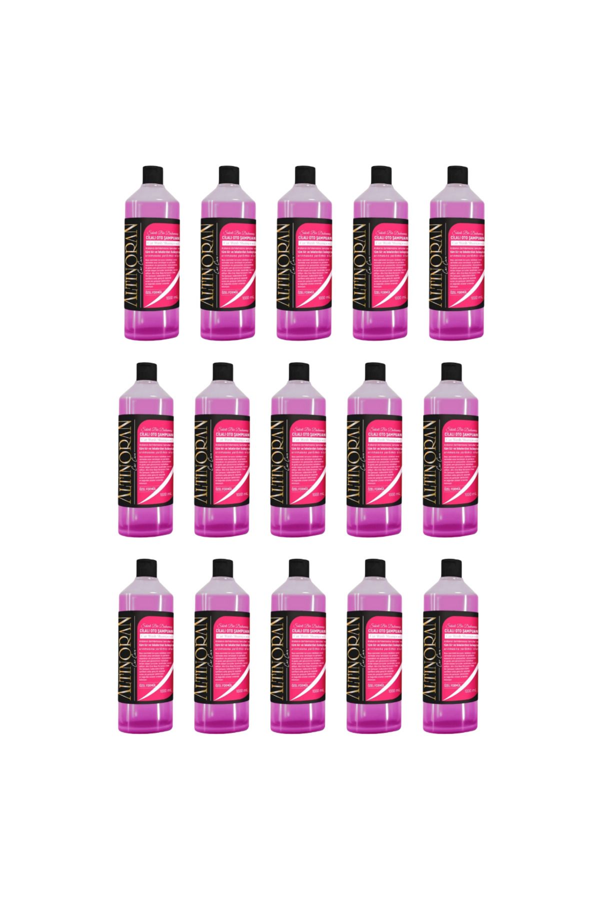 Altınoran Cilalı Pink Oto Şampuanı 1000 Ml 15 Adet