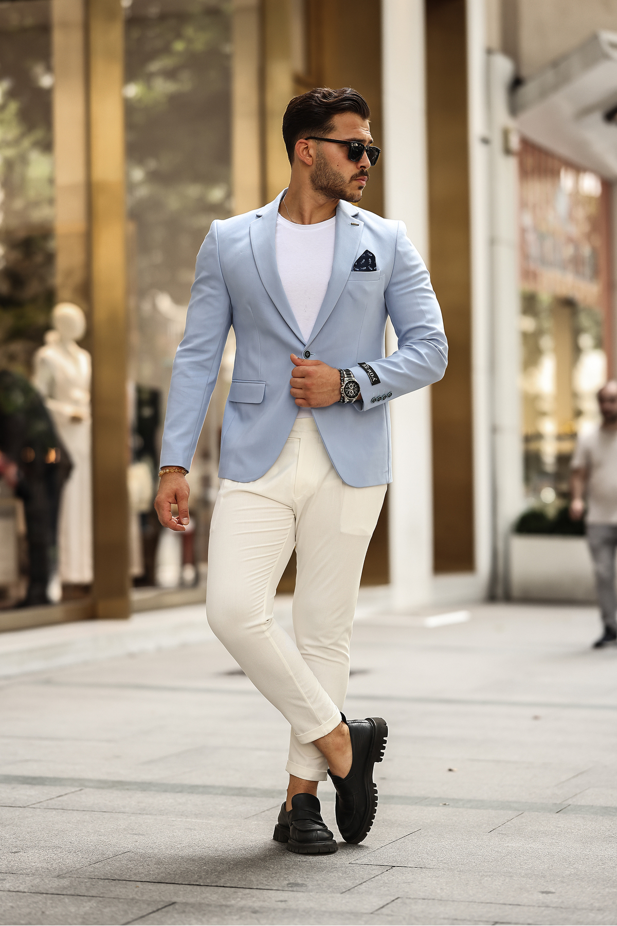 Mono Yaka Mavi Blazer Ceket Modelleri, Fiyatları - Trendyol