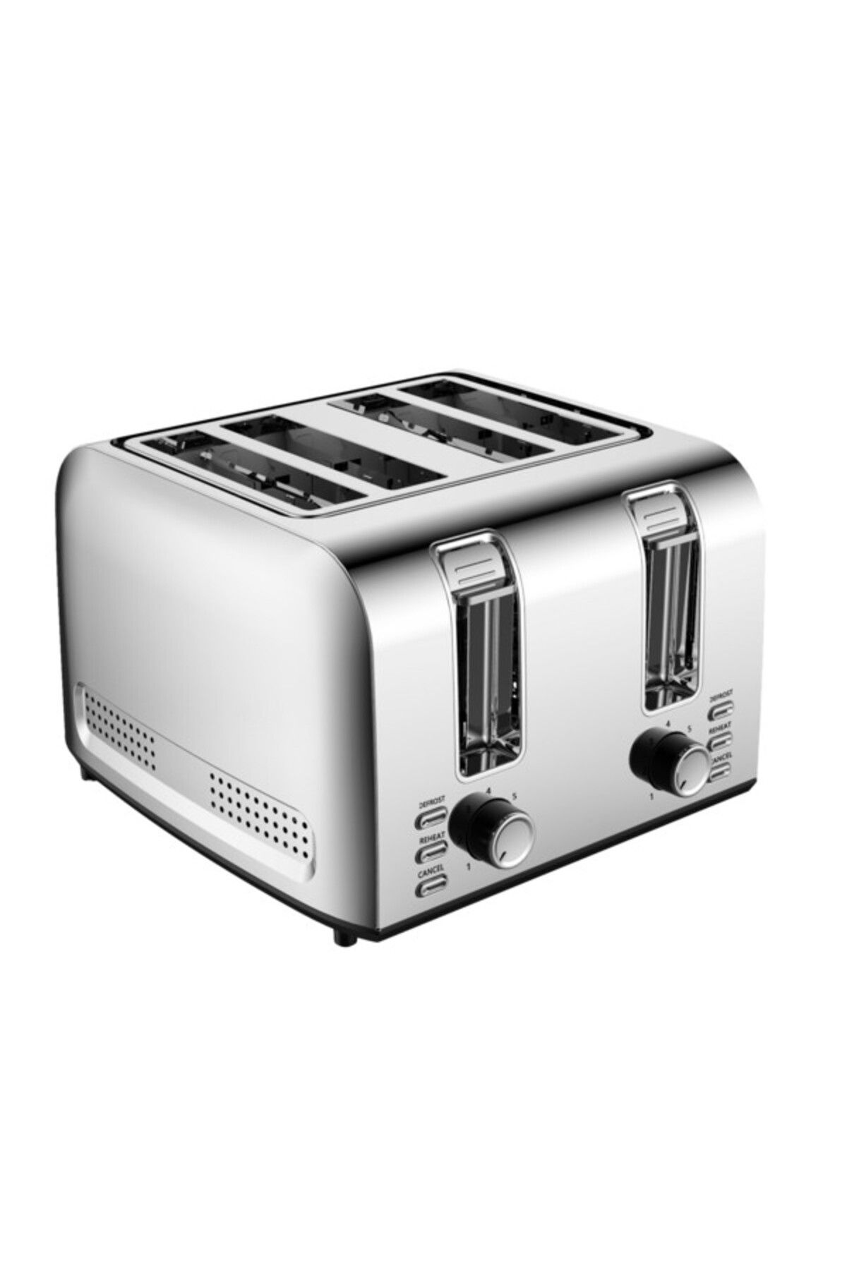 HOMİX-1500W 7-Settings Control Modes 4-Slice Pop-Up Toaster - 2 Years Warranty 2