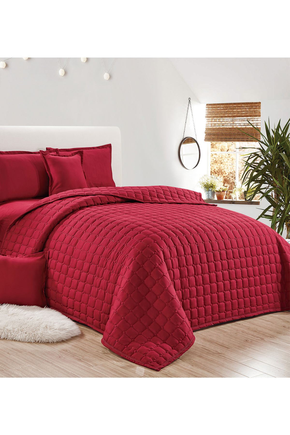 Generic-Compressed Comforter Set Double Size one color, 6 Pieces, King Size 1