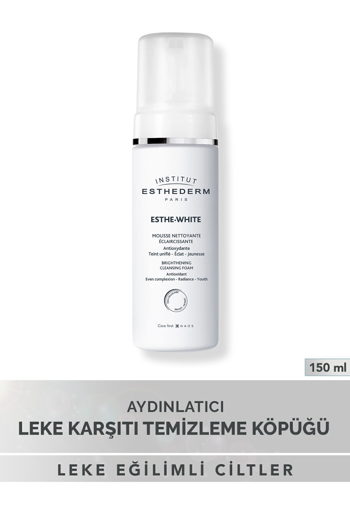 Institut Esthederm Leke Eğilimli Ciltler İçin Aydınlatıcı Leke Karşıtı Temizleme Köpüğü 150ML