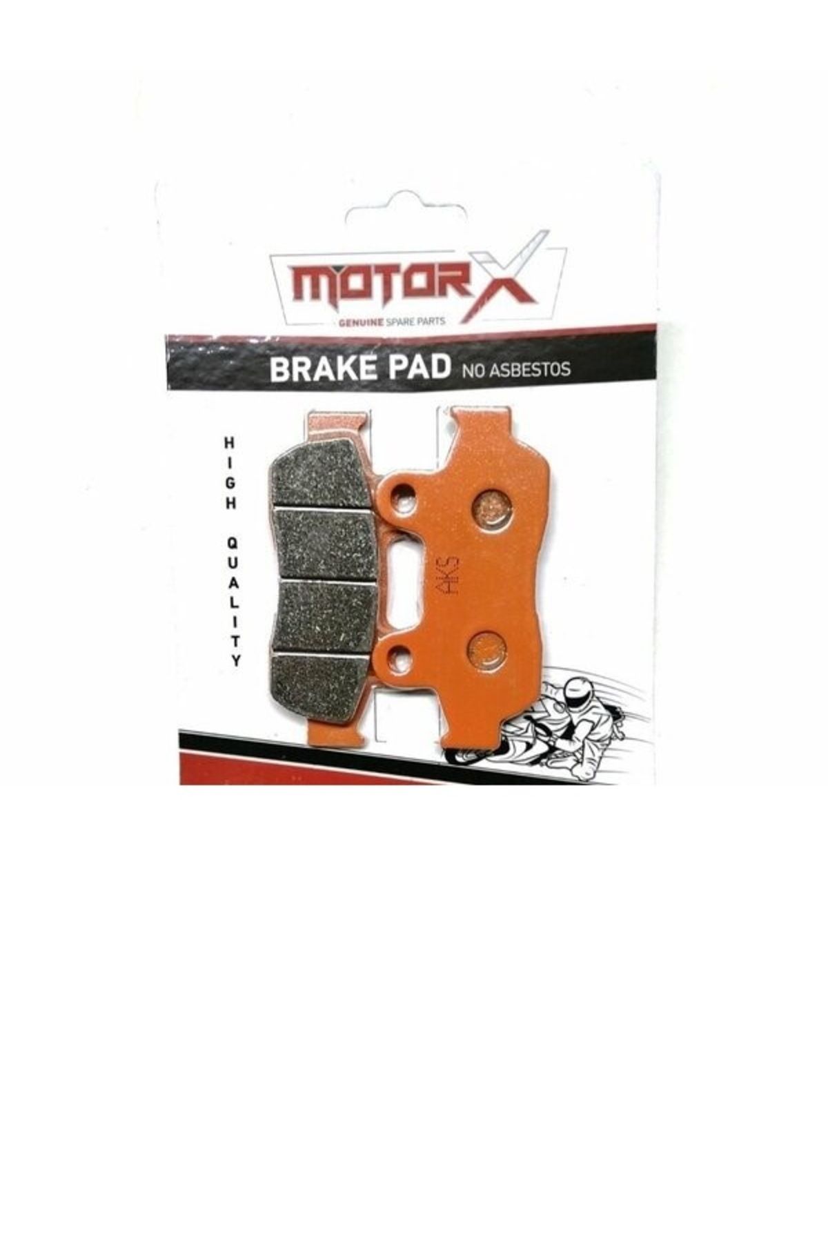 MOTORX Honda Activa S Disk Balata Ön (Turuncu)