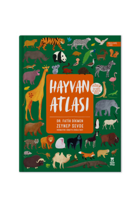 Taze Kitap Hayvan Atlası (DEV HARİTA VE ÇIKARTMA HEDİYELİ) - Dr. Fatih Dikmen...