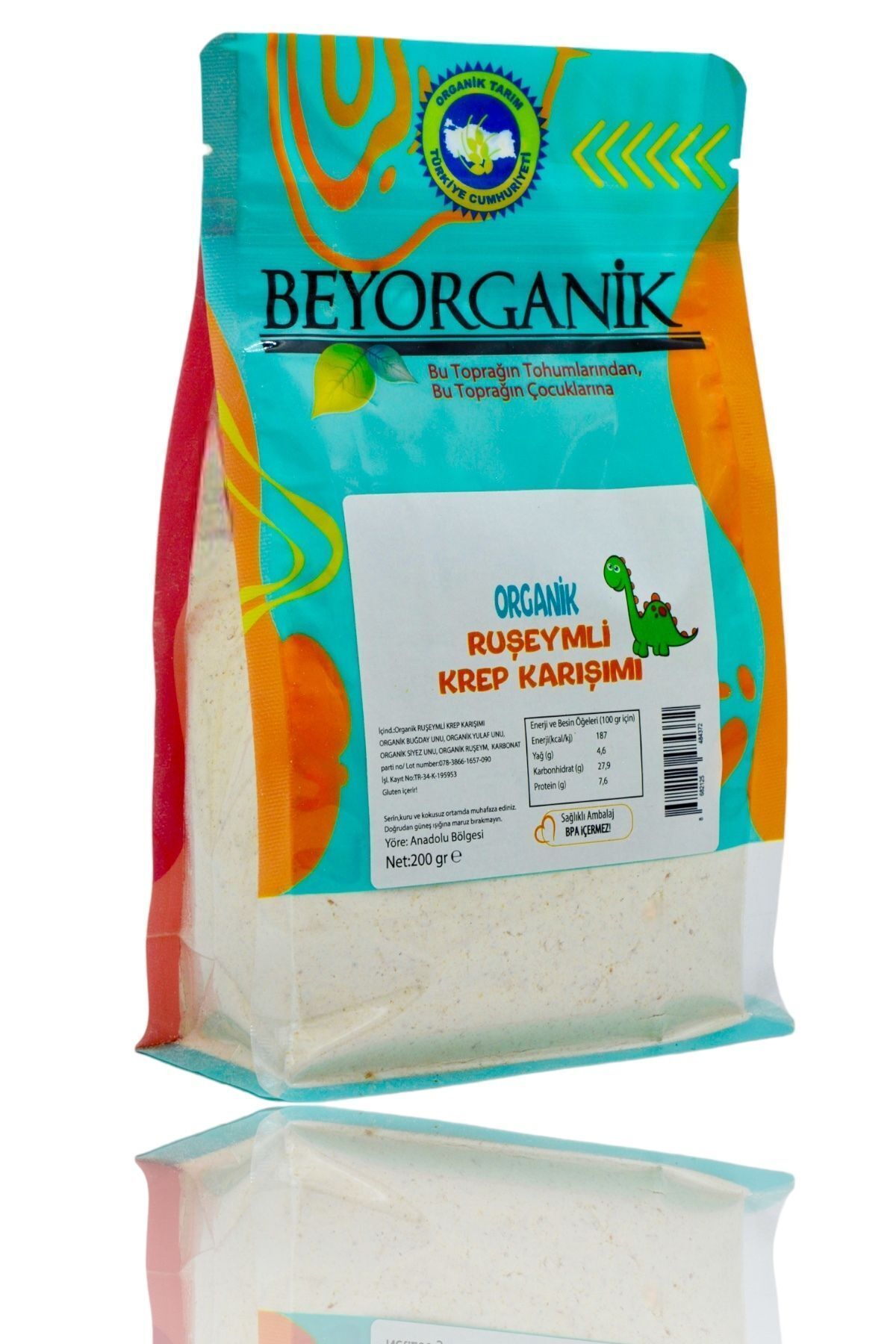 BEYORGANİK Organik Miks Ruşeymli Krep Karışımı 200 G