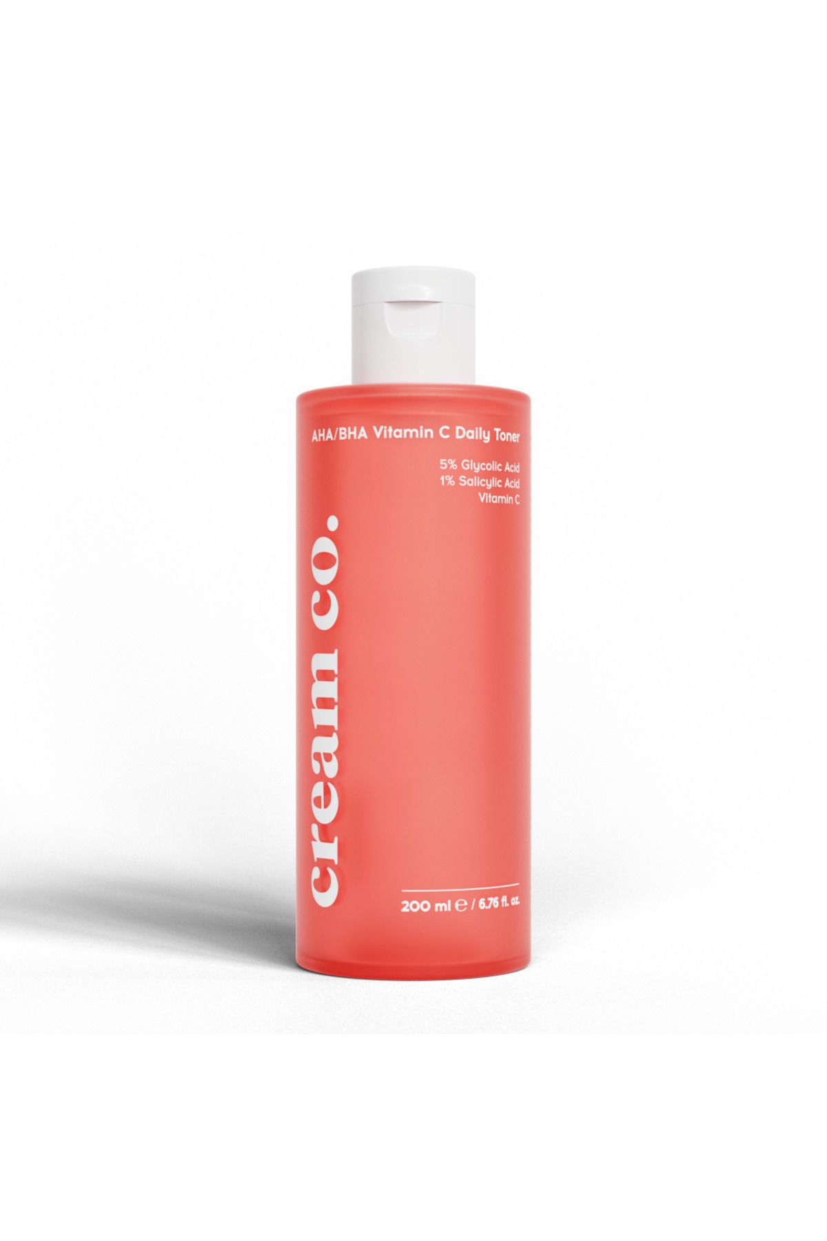 Cream Co.-crema co. 200 ml AHA/BHA Vitamina C Toner facial zilnic exfoliant, loțiune facială pentru ulei, combinație 1