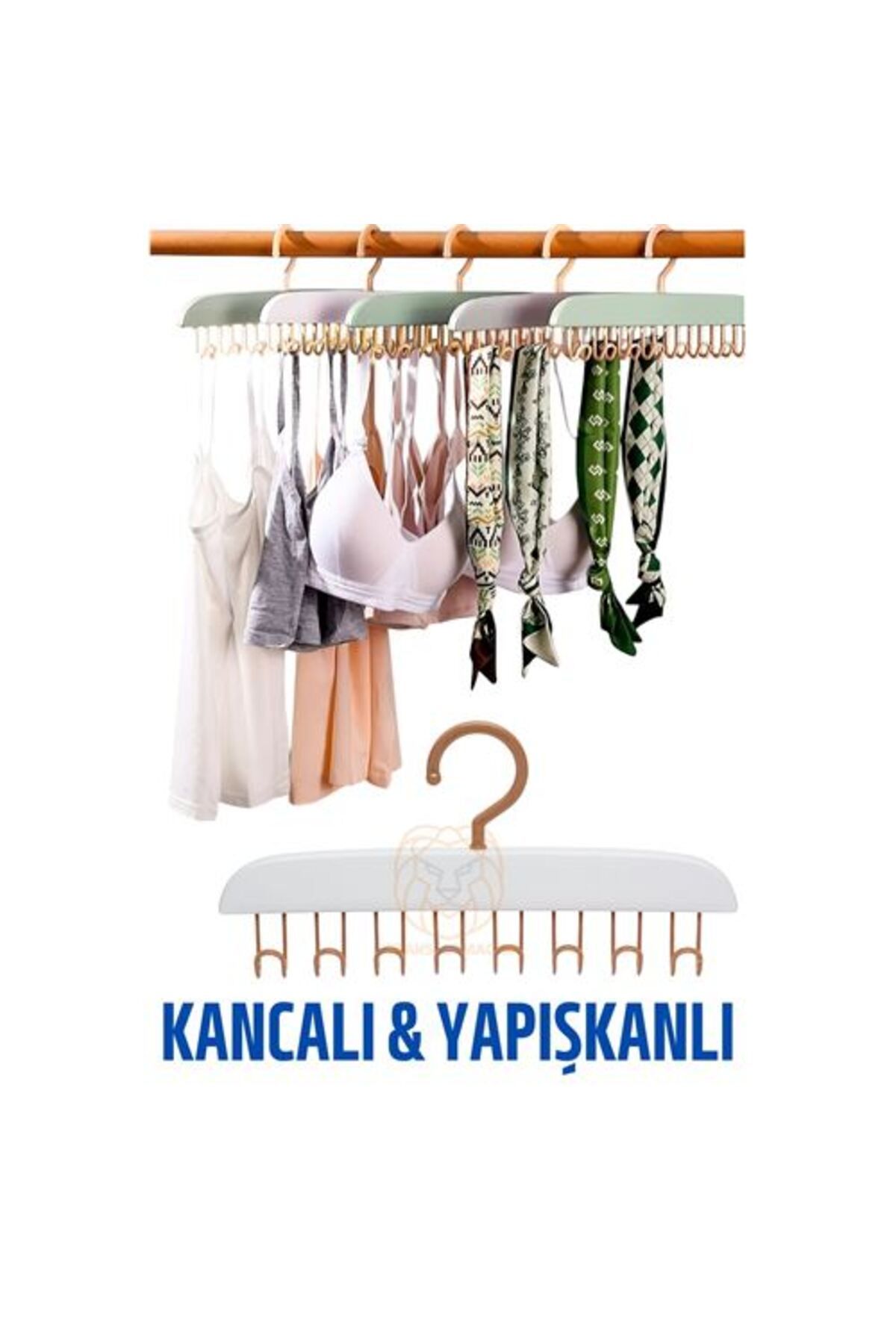 BirdoluSepet Engithalat Sütyen Askısı Dolap İçi Şal Kravat Kemer Çanta Askısı