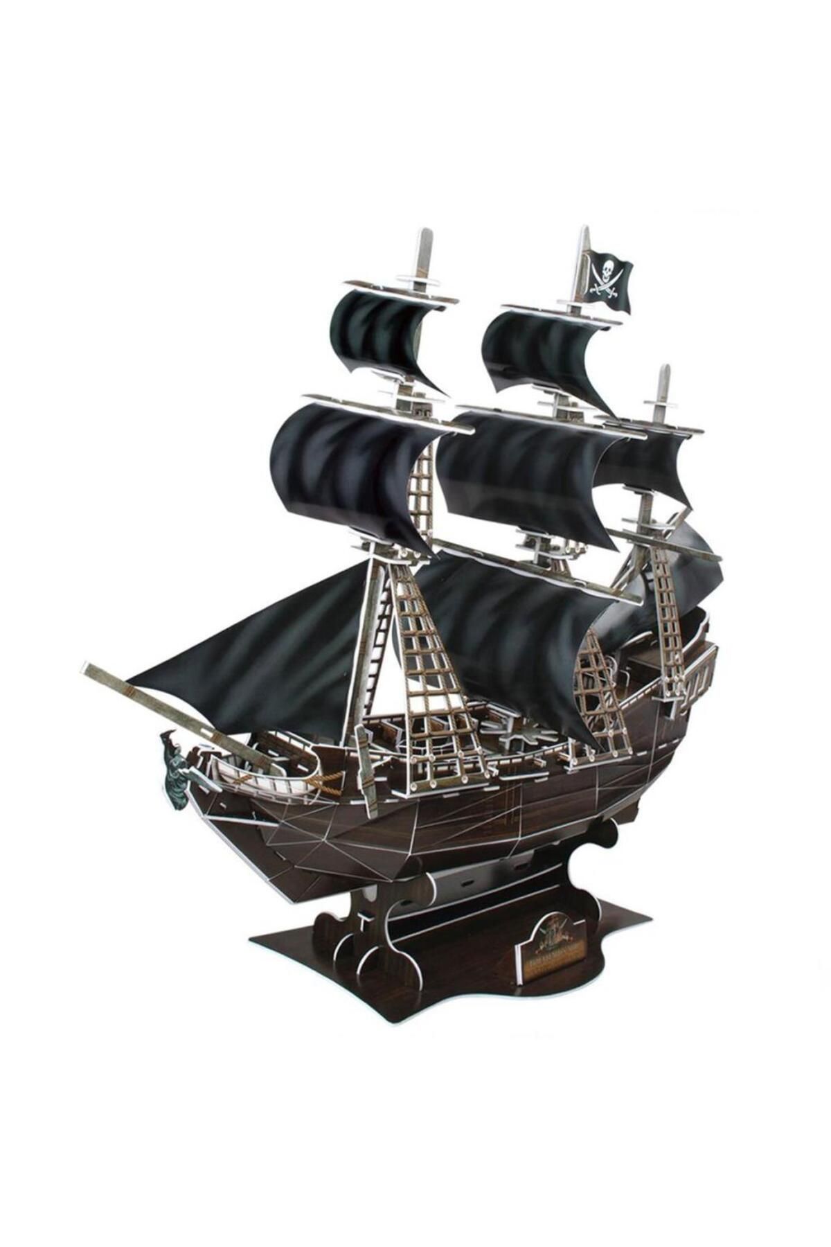 Liodoro Nessiworld Cubic Fun 155 Parça 3D Puzzle Queen Anne's Revenge