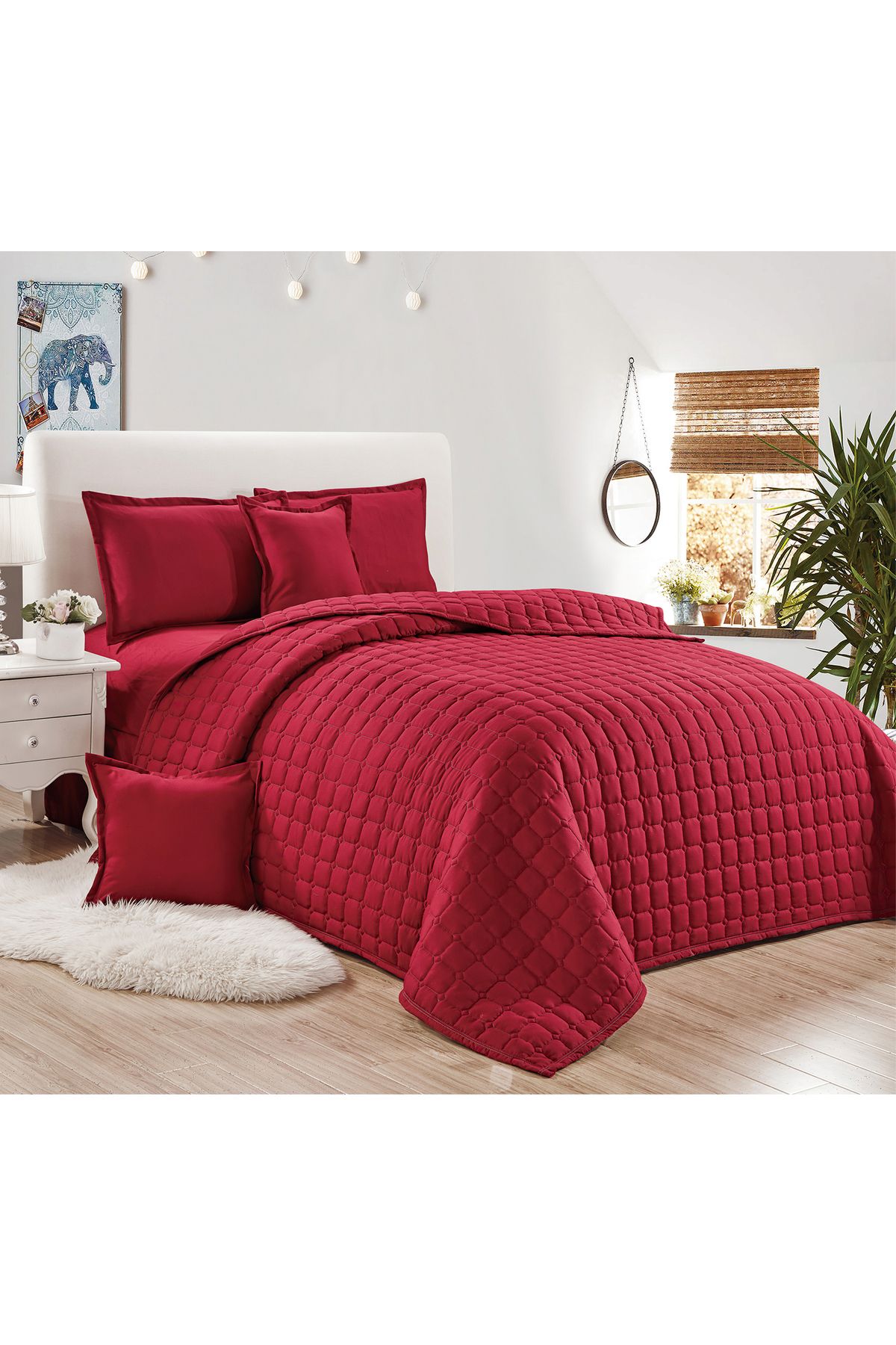 Generic-Compressed Comforter Set Double Size one color, 6 Pieces, King Size 5