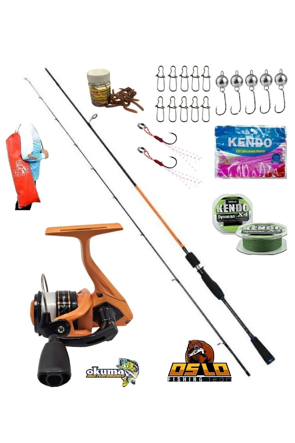 Okuma X-Otic XT-20NO Oslo Action Game 210cm 1-8gr Lrf Olta Takımı Seti