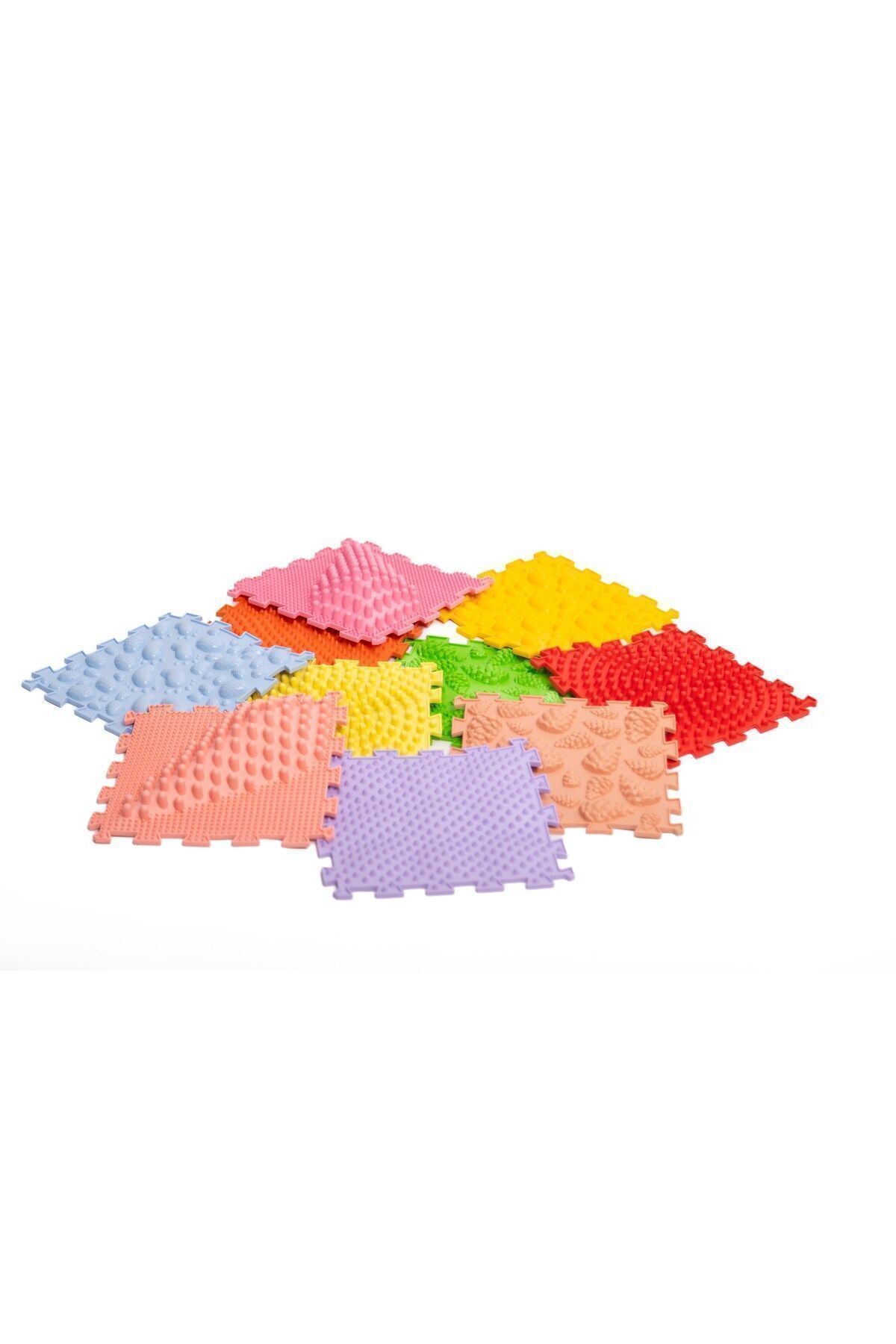 Ortohalı 10 Modüllü Ortopedik Halı Çocuk Duyu Matları Puzzle Çocuk Masaj Halıları  OH105 fotoğrafı 5 (önizleme)