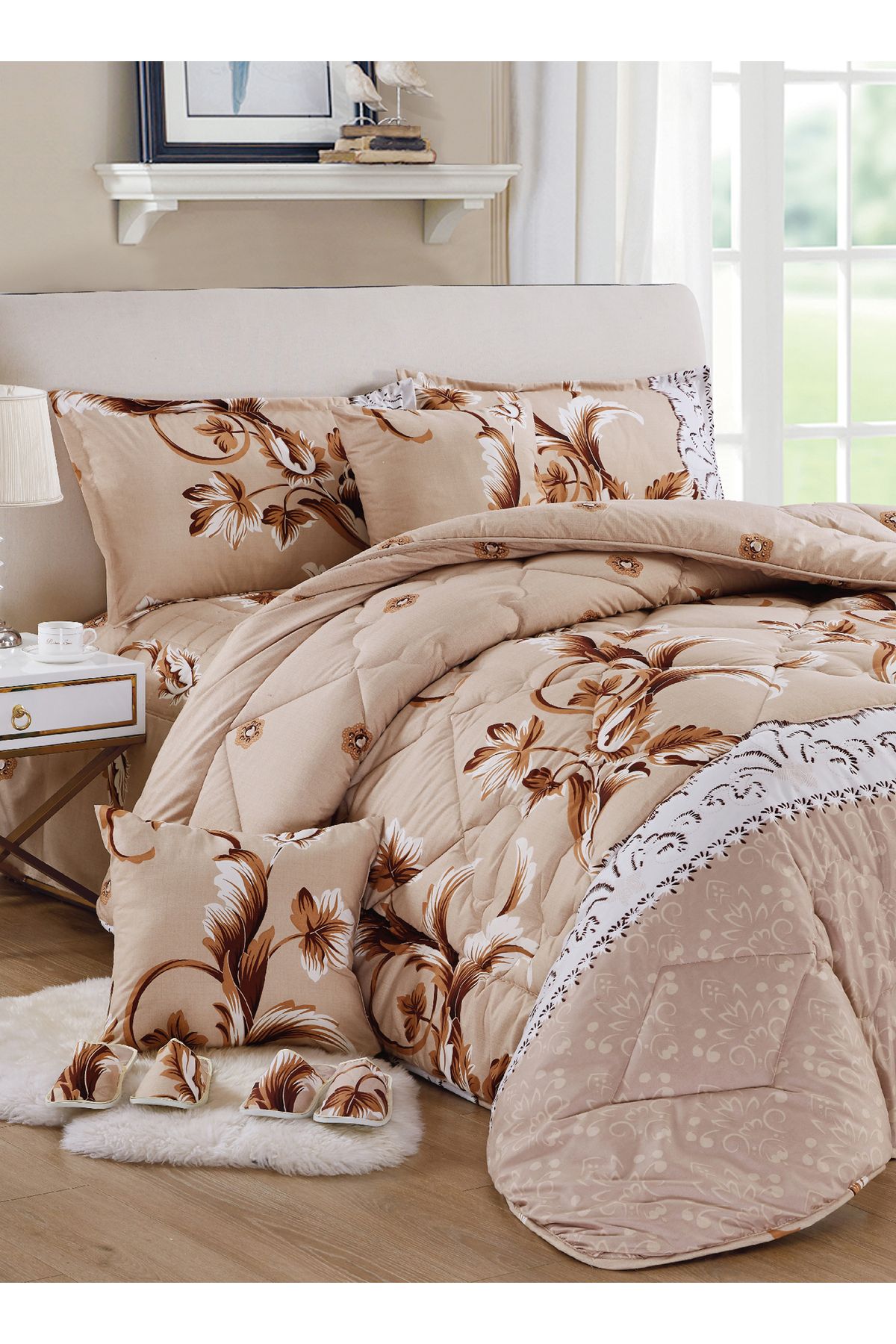 Generic-Comforter Set King Size 10 Pieces Comforter Set Twin Unisex Bedding Set 1