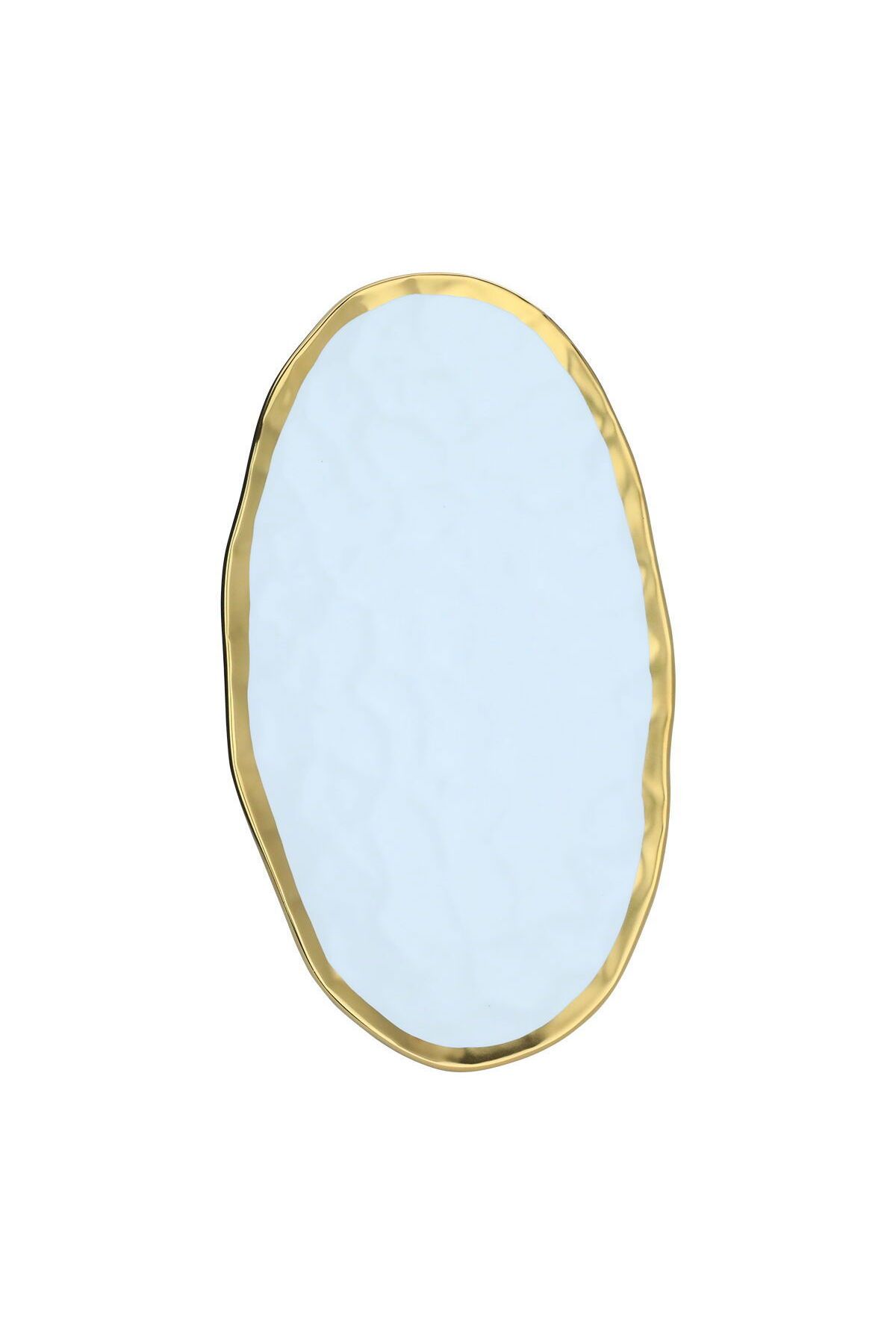 Alsaif Gallery-Al Saif Gallery Porcelain Serving Plate, 14 inches, oval - white 2