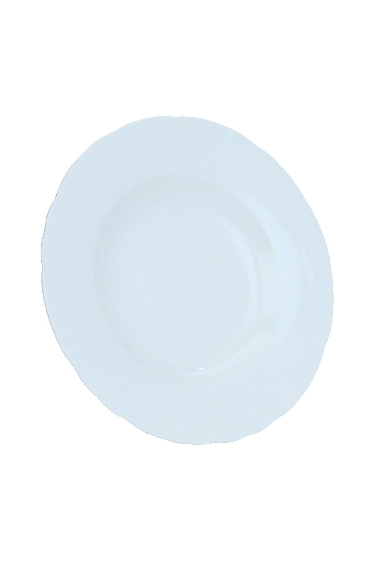 Alsaif Gallery-Saif Gallery Porcelain Serving Platter, 8", Round - White 2