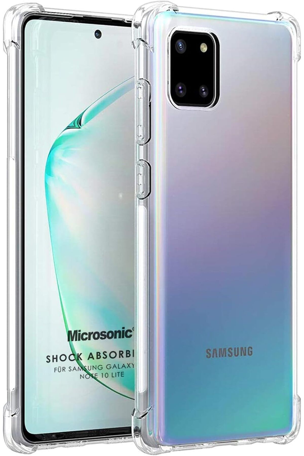 STOREMAX cmllashop Galaxy Note 10 Lite için Kılıf Shock Absorbing Şeffaf [Galaxy Note 10 Lite ile Uyumlu