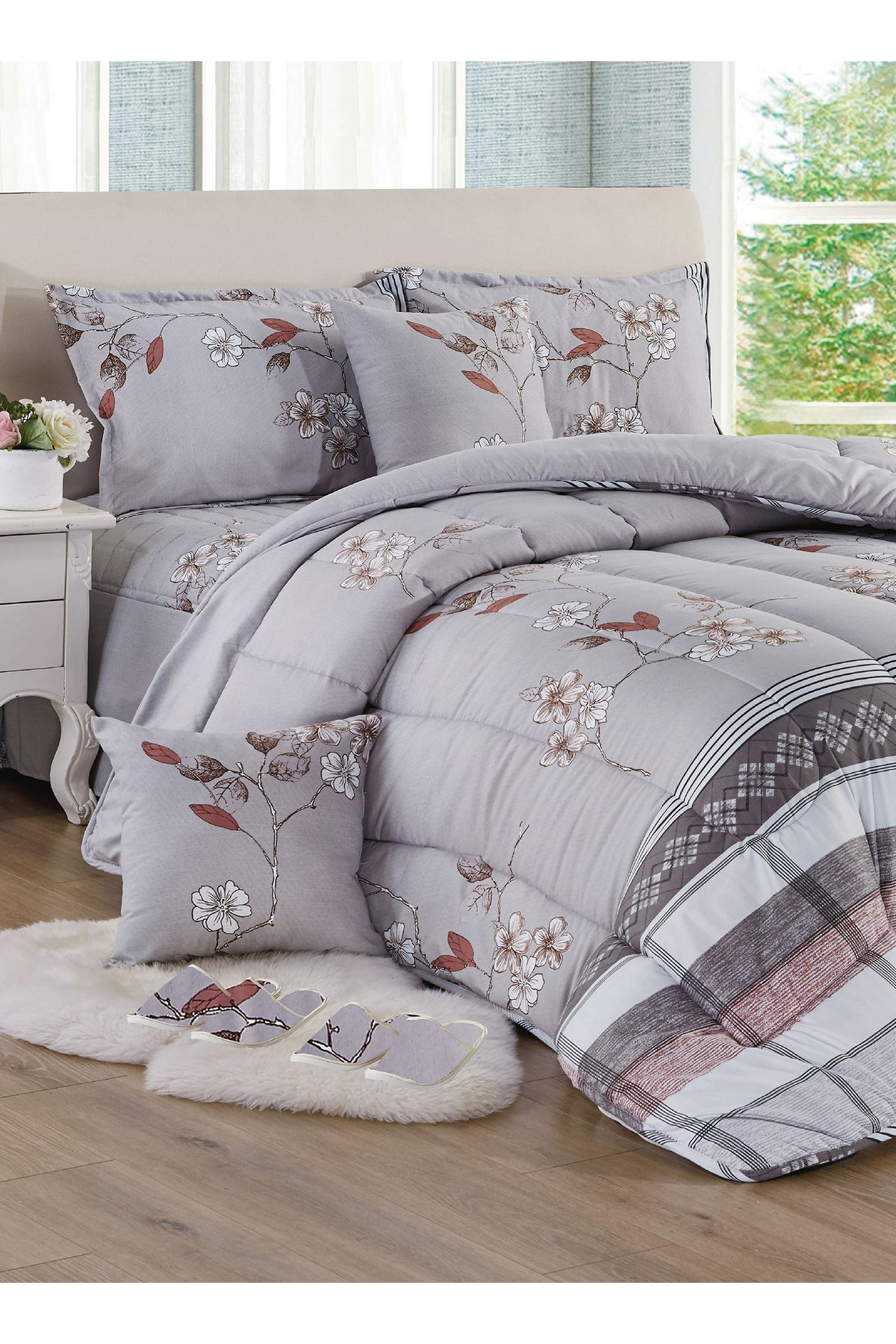 Generic-Comforter Set King Size 10 Pieces Comforter Set Twin Unisex Bedding Set 1
